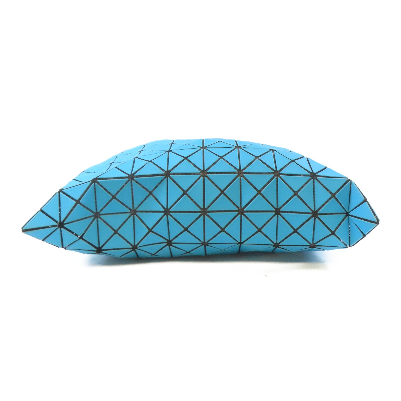 BAO BAO ISSEYMIYAKE PVC Tote Bag黑扣手挽袋藍色