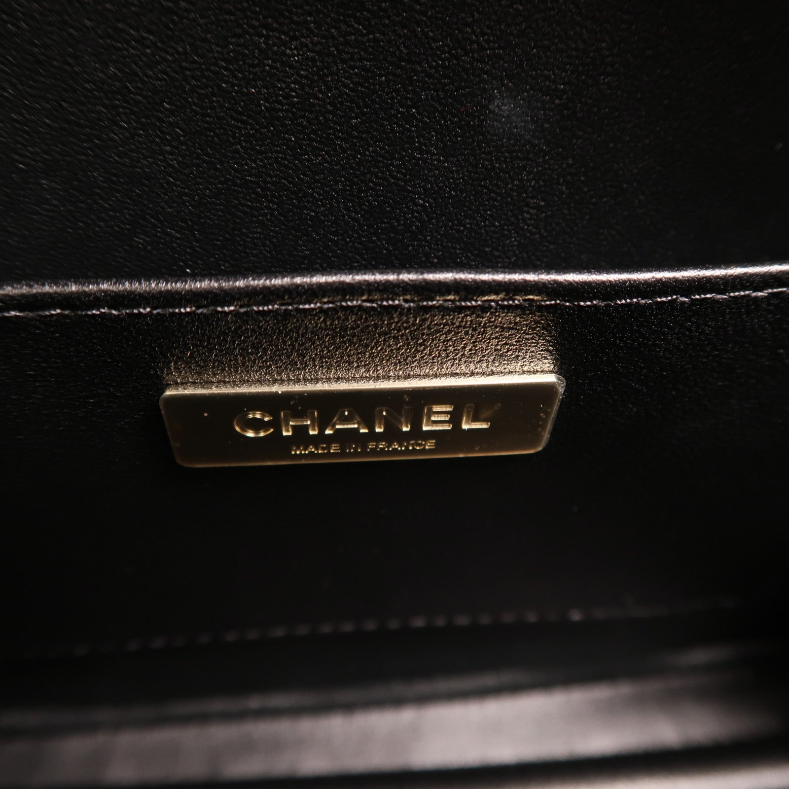 CHANEL 【激減優惠】牛皮皮革Chain Shoulder金扣手挽肩背兩用袋
