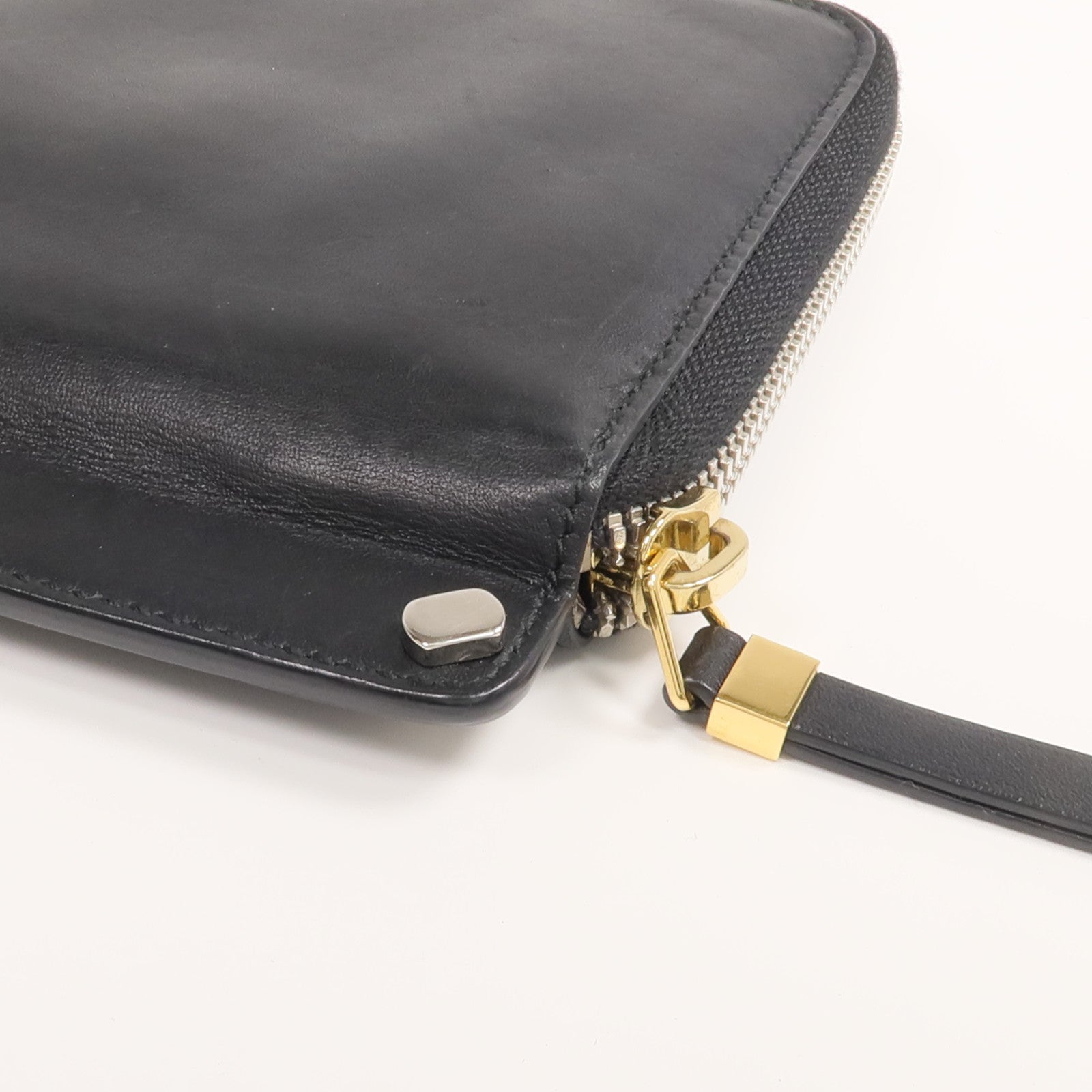 BALENCIAGA 【激減優惠】牛皮皮革Round Zip Wallet長錢包