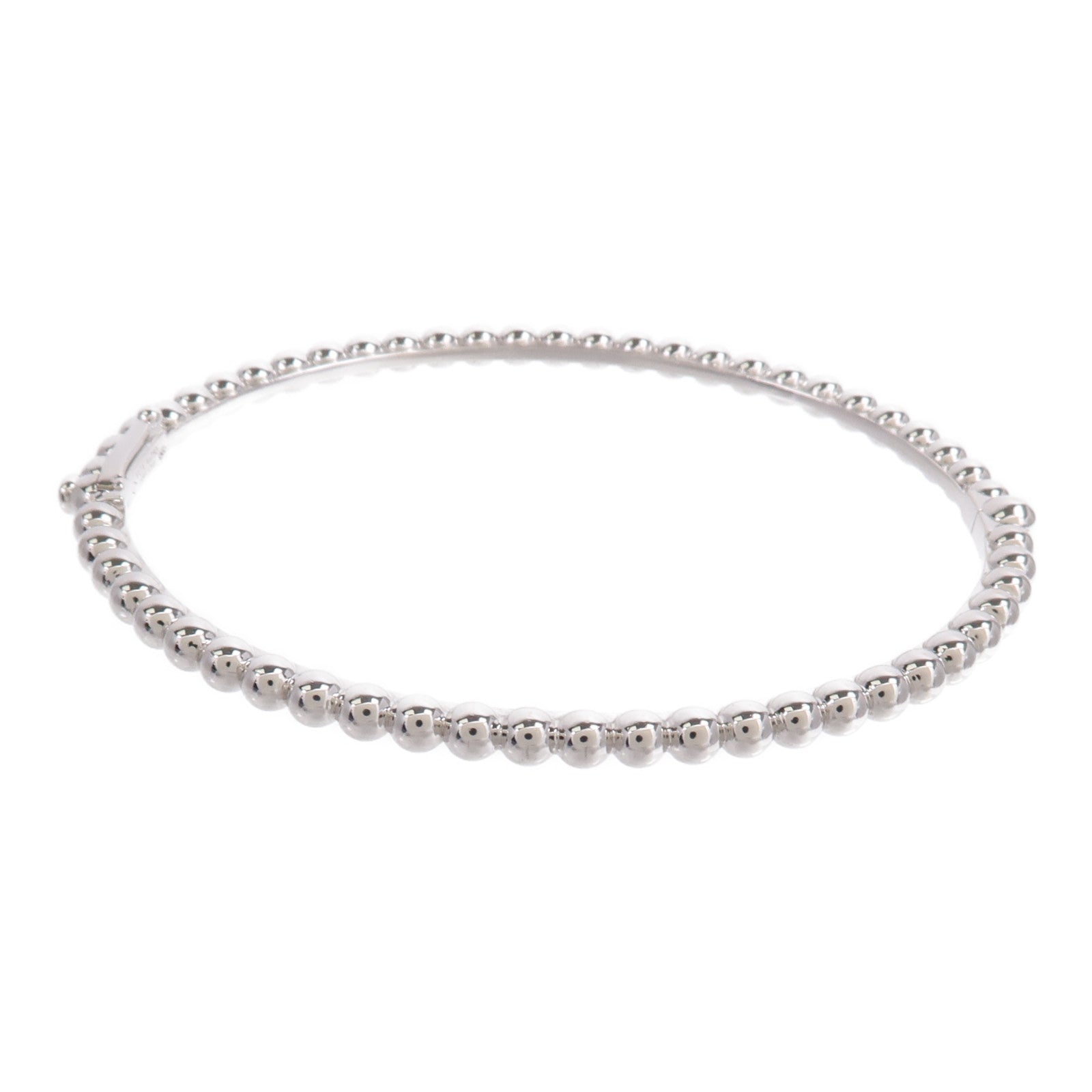 Van Cleef & Arpels 18K白金Perlee Pearls Bangle手鐲