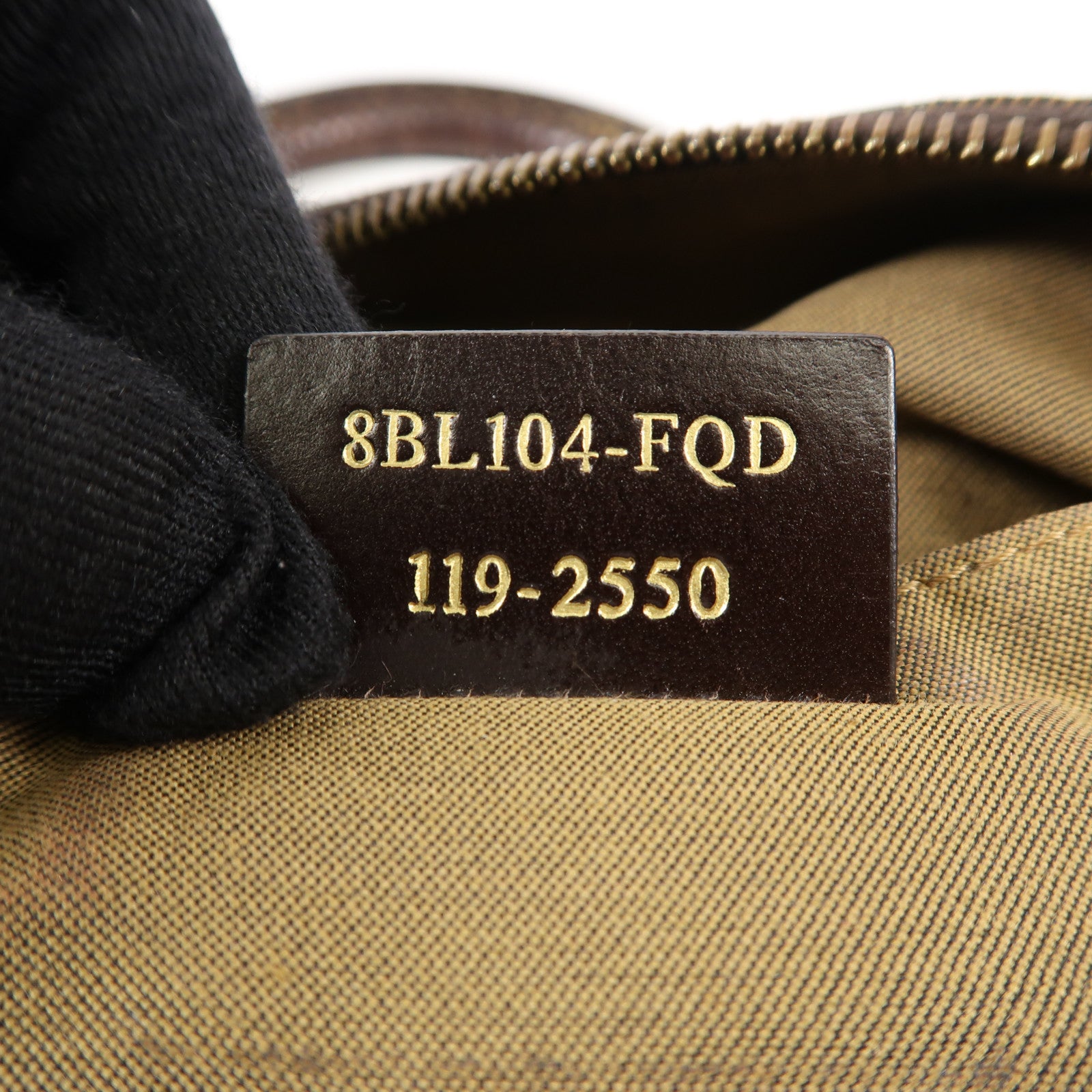 FENDI 帆布Shoulder Bag金扣肩背袋