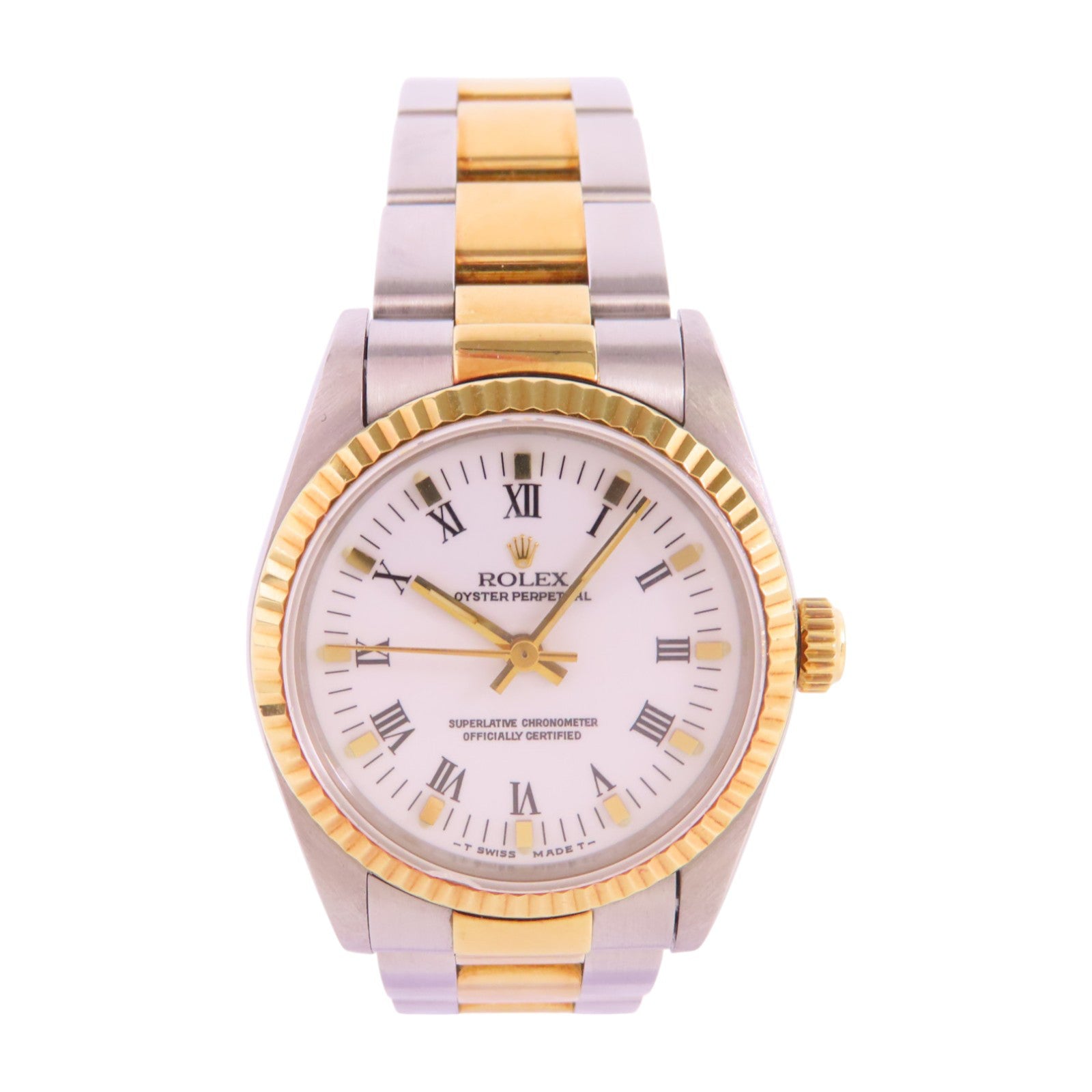 ROLEX Datejust 67513 Automatic Watch 18K Yellow Gold Stainless Steel