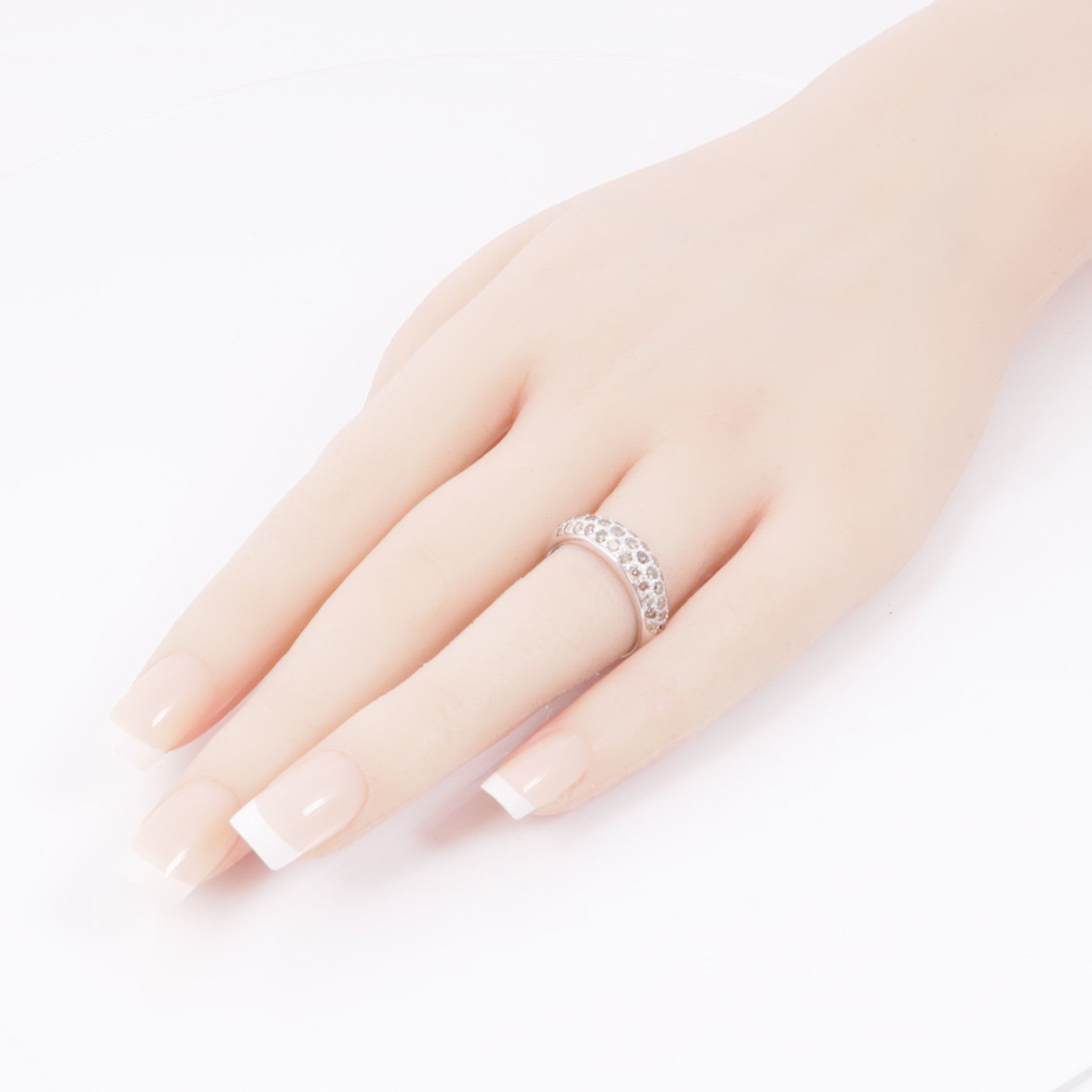 JEWELRY 【激減優惠】18K白金Brown Diamond Ring鑽石戒指US$6.75