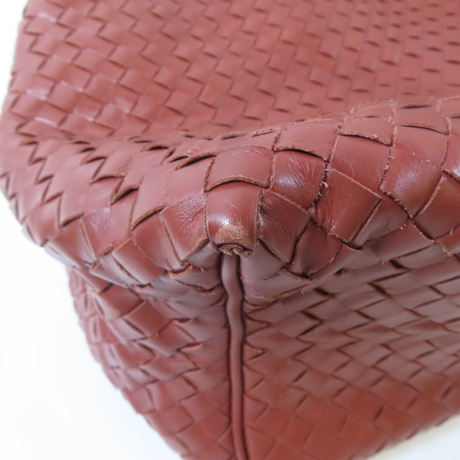 BOTTEGA VENETA 羊皮皮革Shoulder Bag銀扣肩背袋啡色