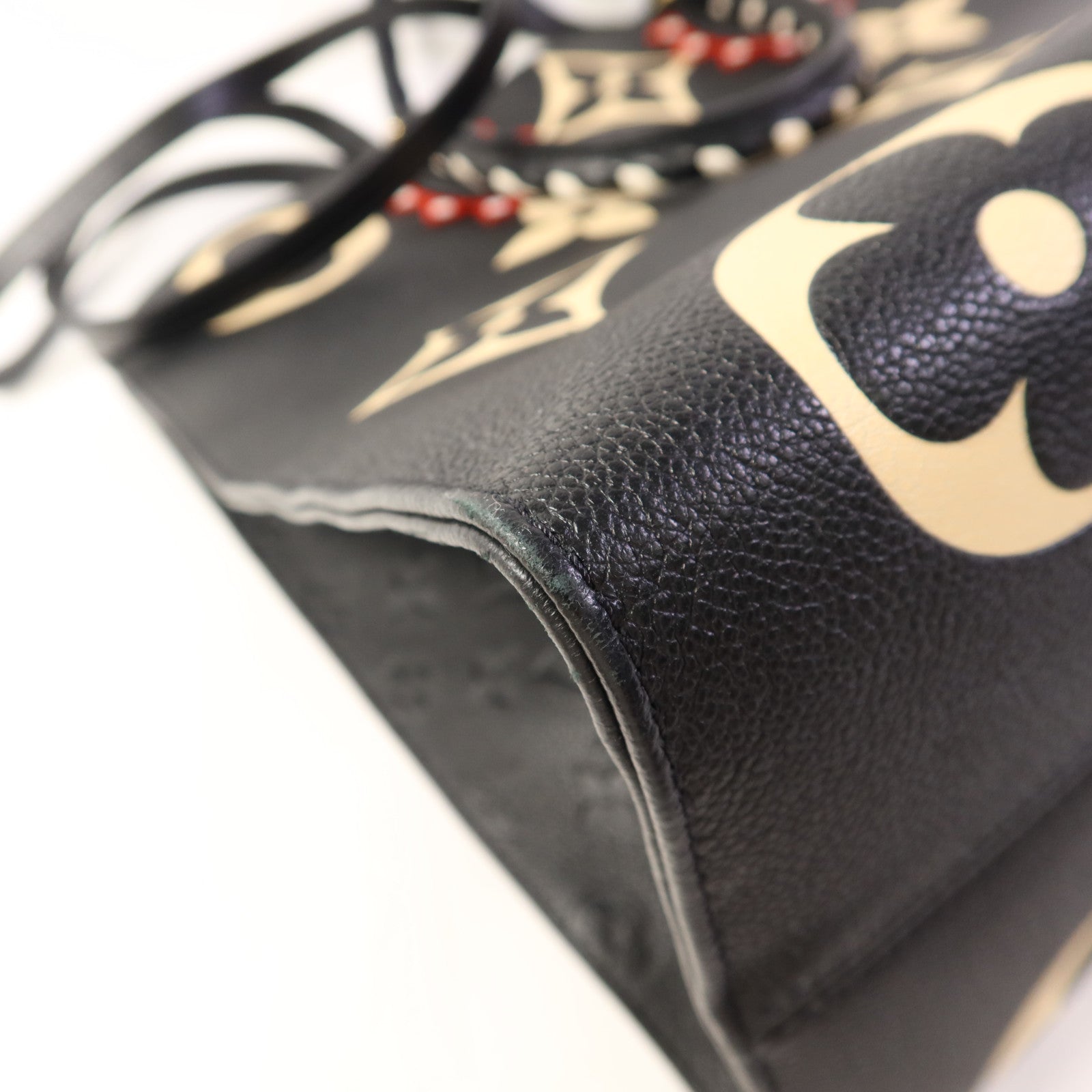 LOUIS VUITTON Monogram Empreinte On The Go GM金扣手挽肩背兩用袋