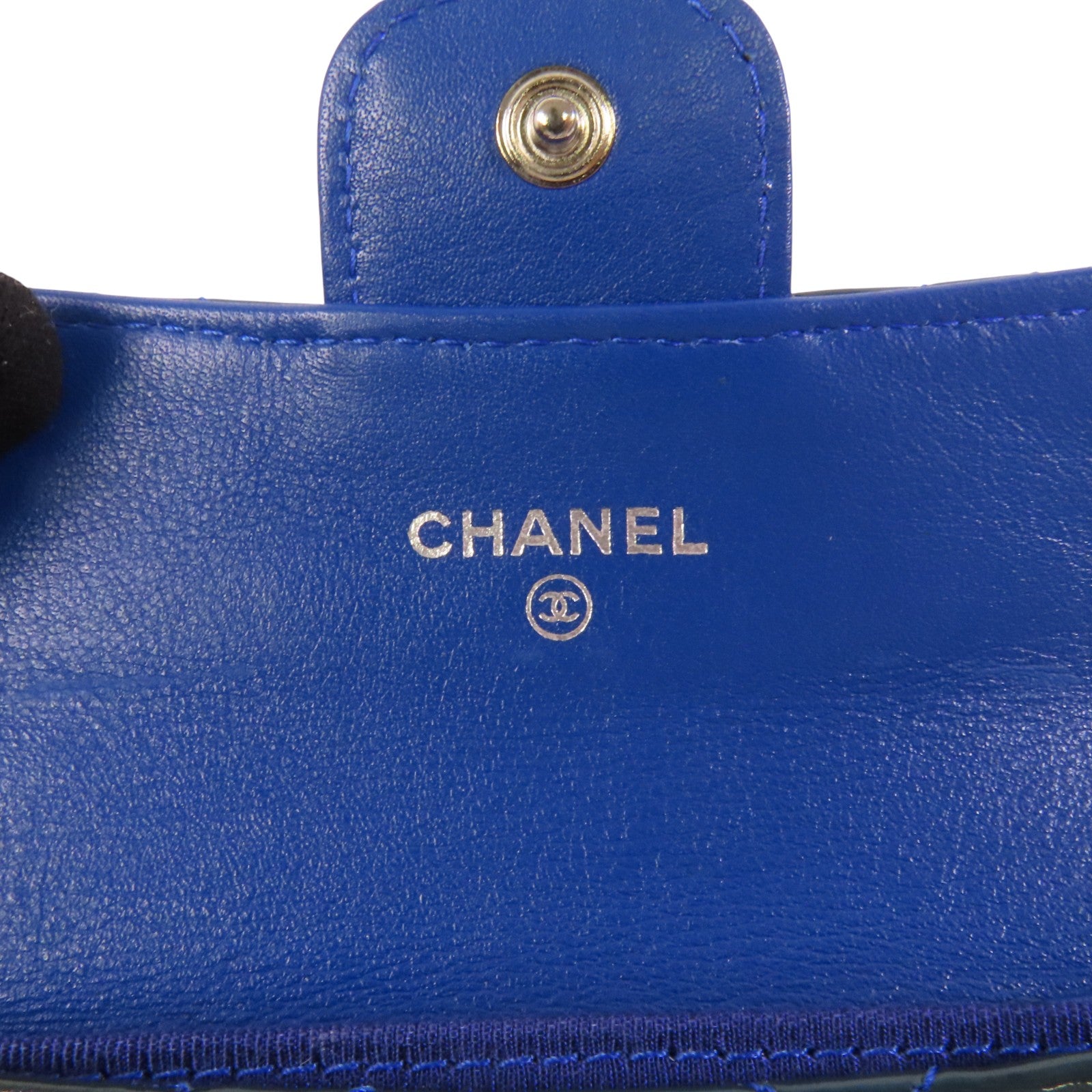 CHANEL 漆皮皮革Coin Case銀扣零錢包