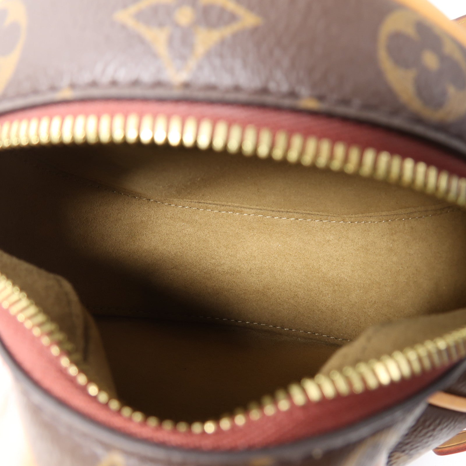 LOUIS VUITTON Monogram Boite Chapeau Souple PM金扣肩背袋啡色