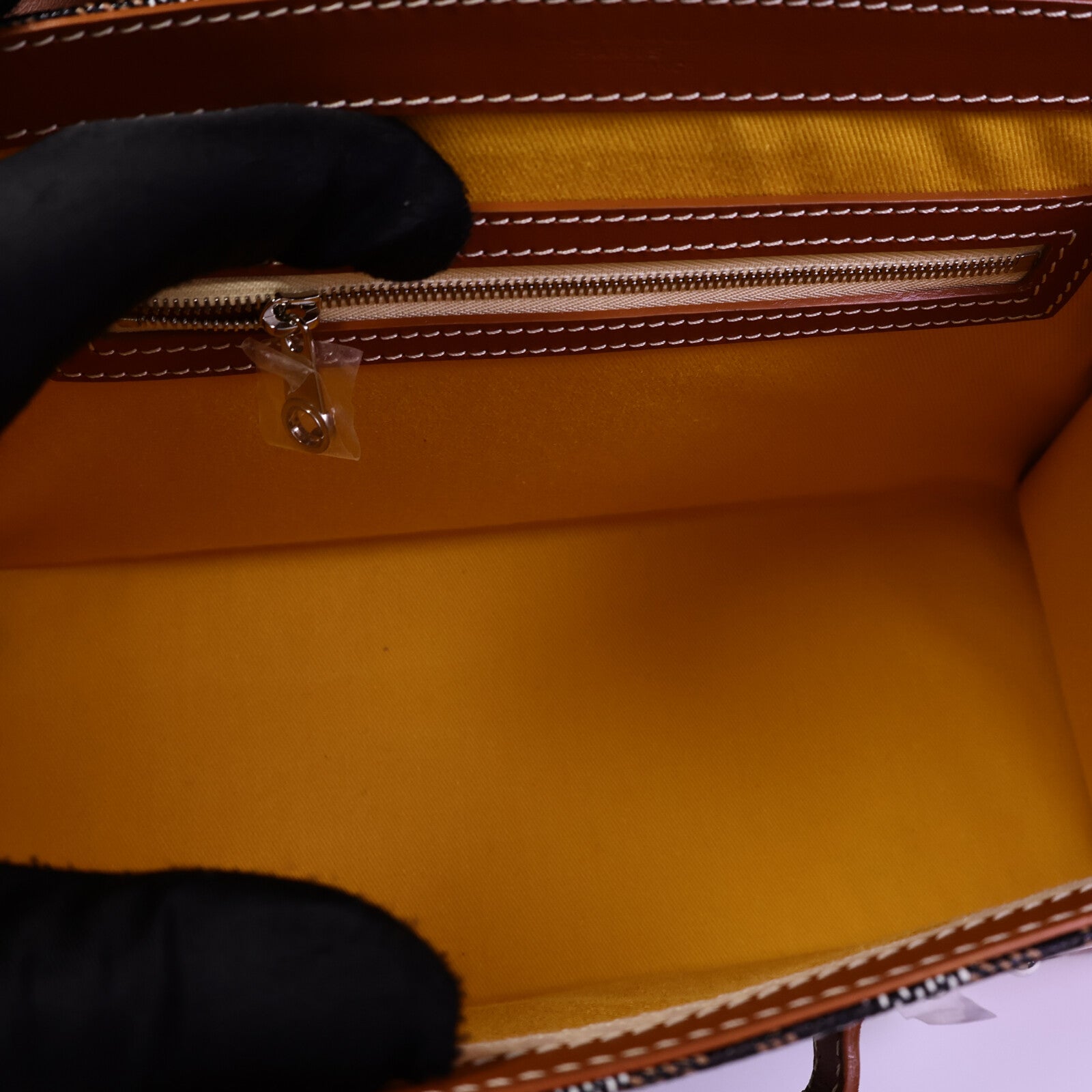 GOYARD 塗層帆布Saigon Structured PM手挽袋