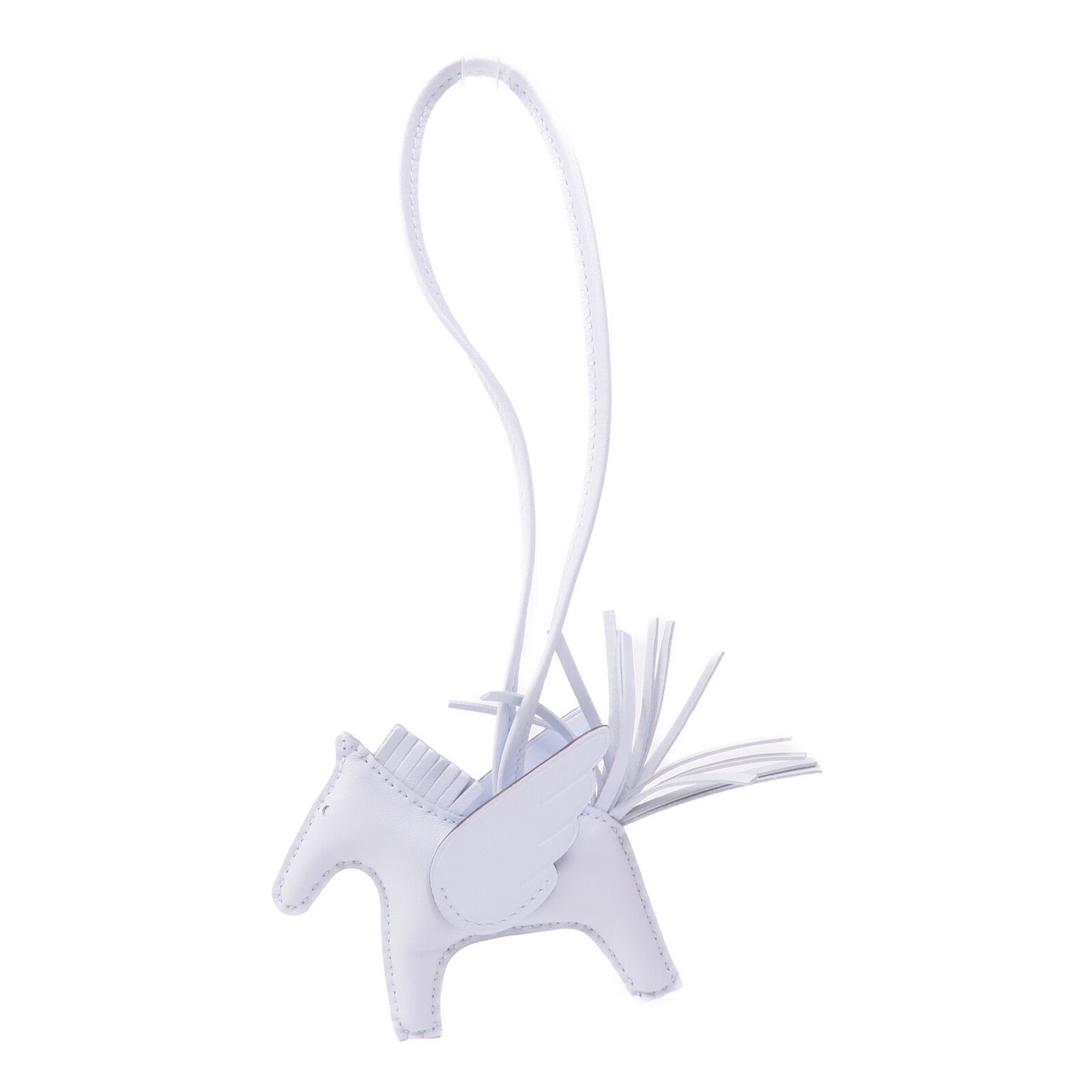 HERMES Milo/Swift皮革Rodeo Pegase PM掛飾