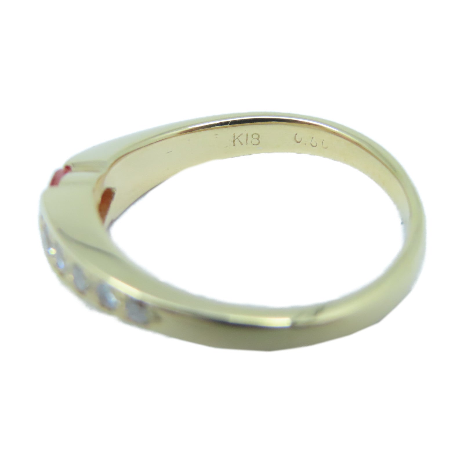 JEWELRY 【激減優惠】18K玫瑰金Ring鑽石戒指US#6.5