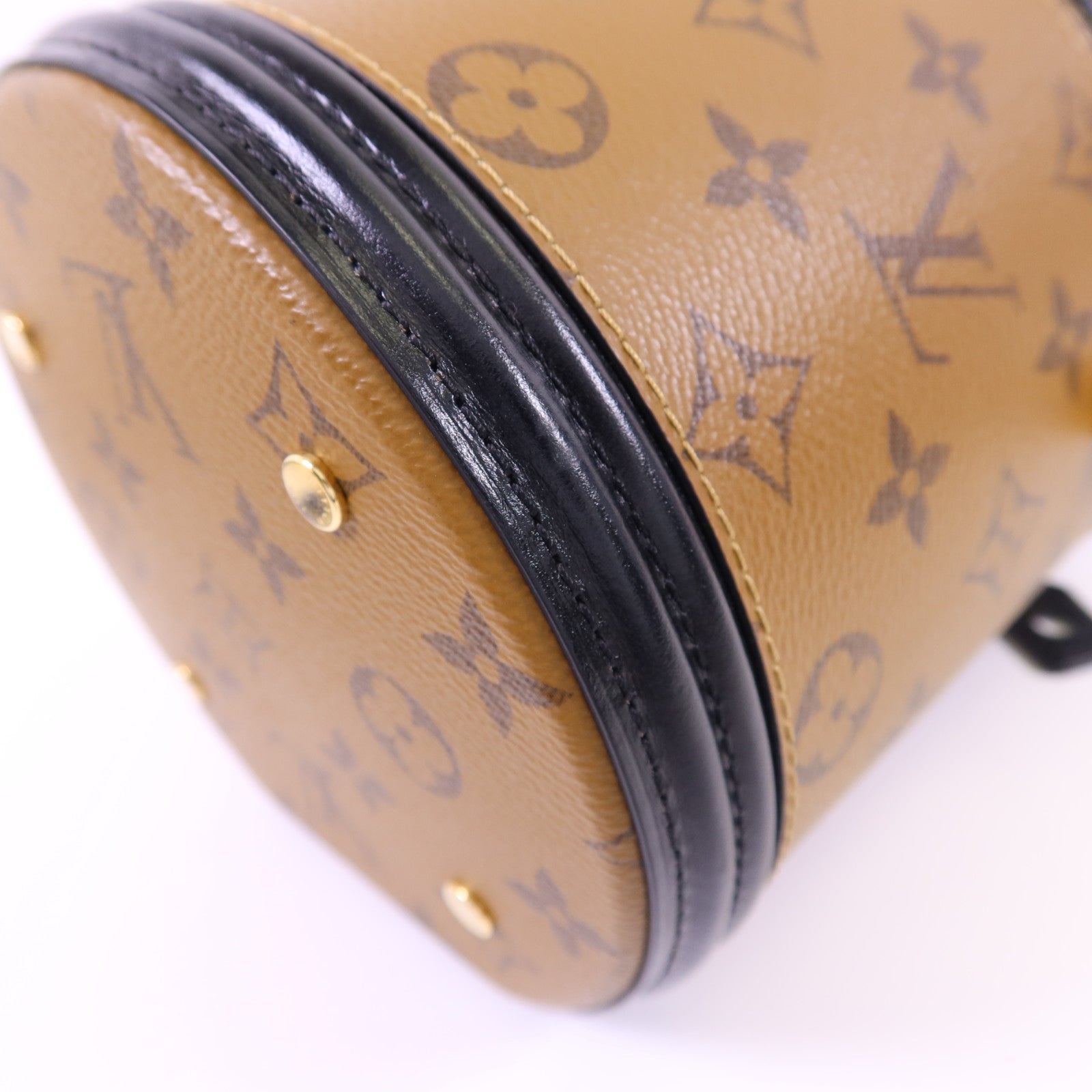 LOUIS VUITTON 【激減優惠】Monogram Reverse Cannes金扣手挽肩背兩用袋