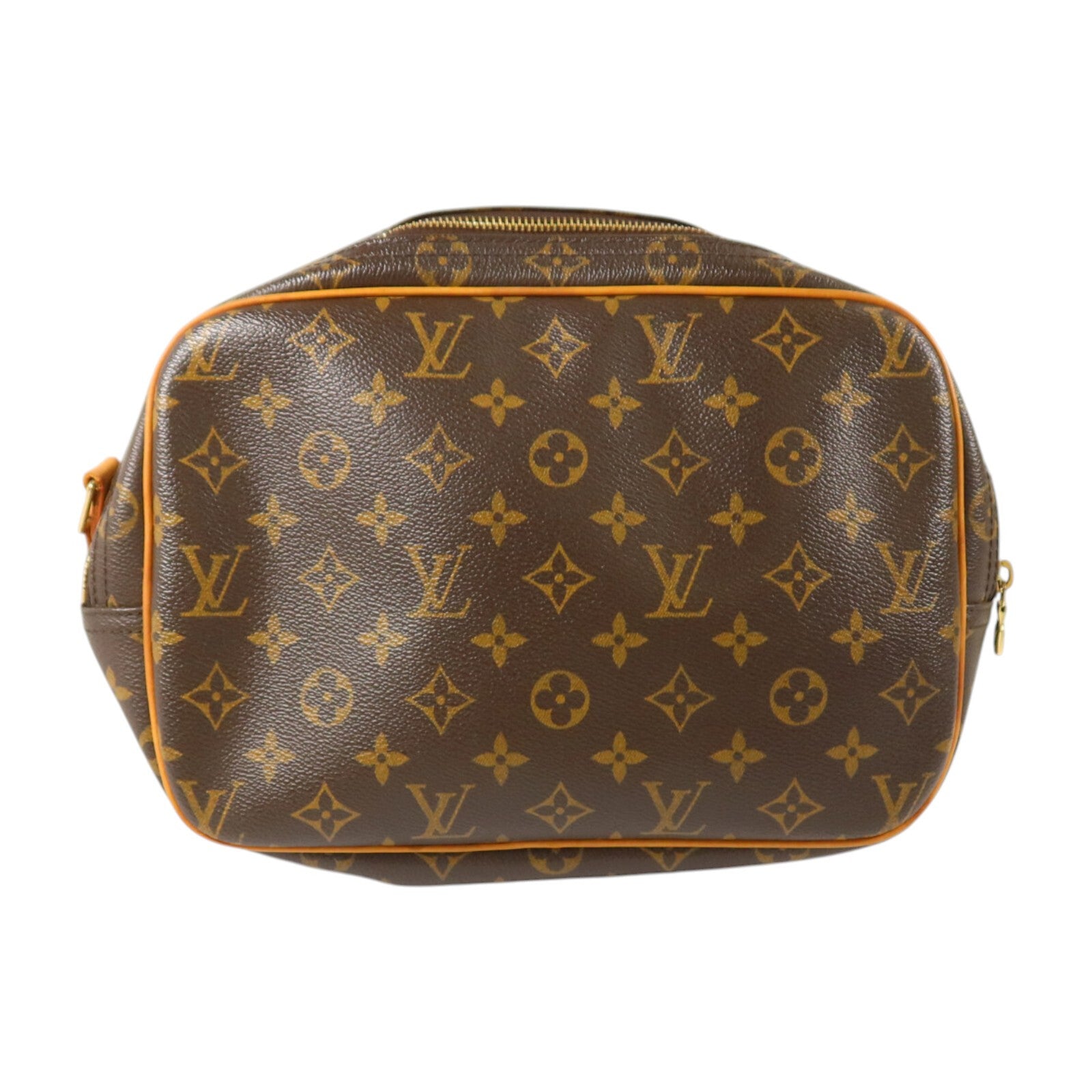 LOUIS VUITTON Monogram Reporter PM金扣肩背袋