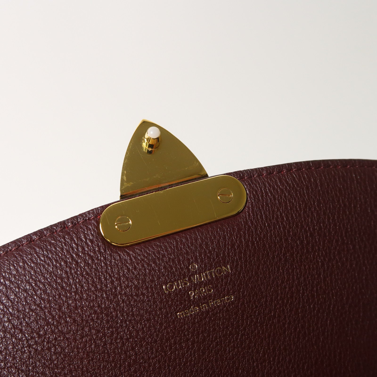 LOUIS VUITTON 【激減優惠】Monogram Eden MM金扣手挽肩背兩用袋啡色/酒紅色