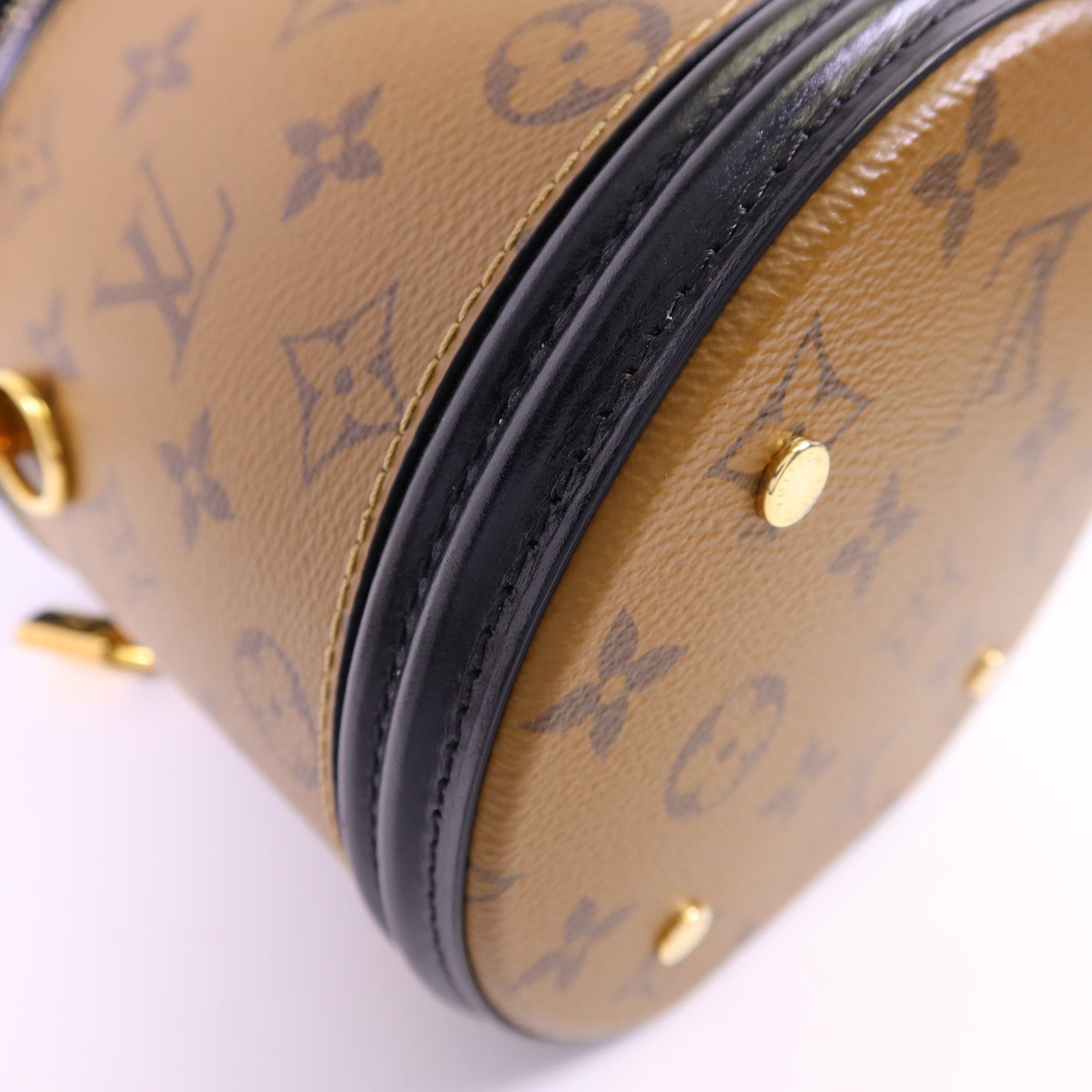 LOUIS VUITTON 【激減優惠】Monogram Reverse Cannes金扣手挽肩背兩用袋