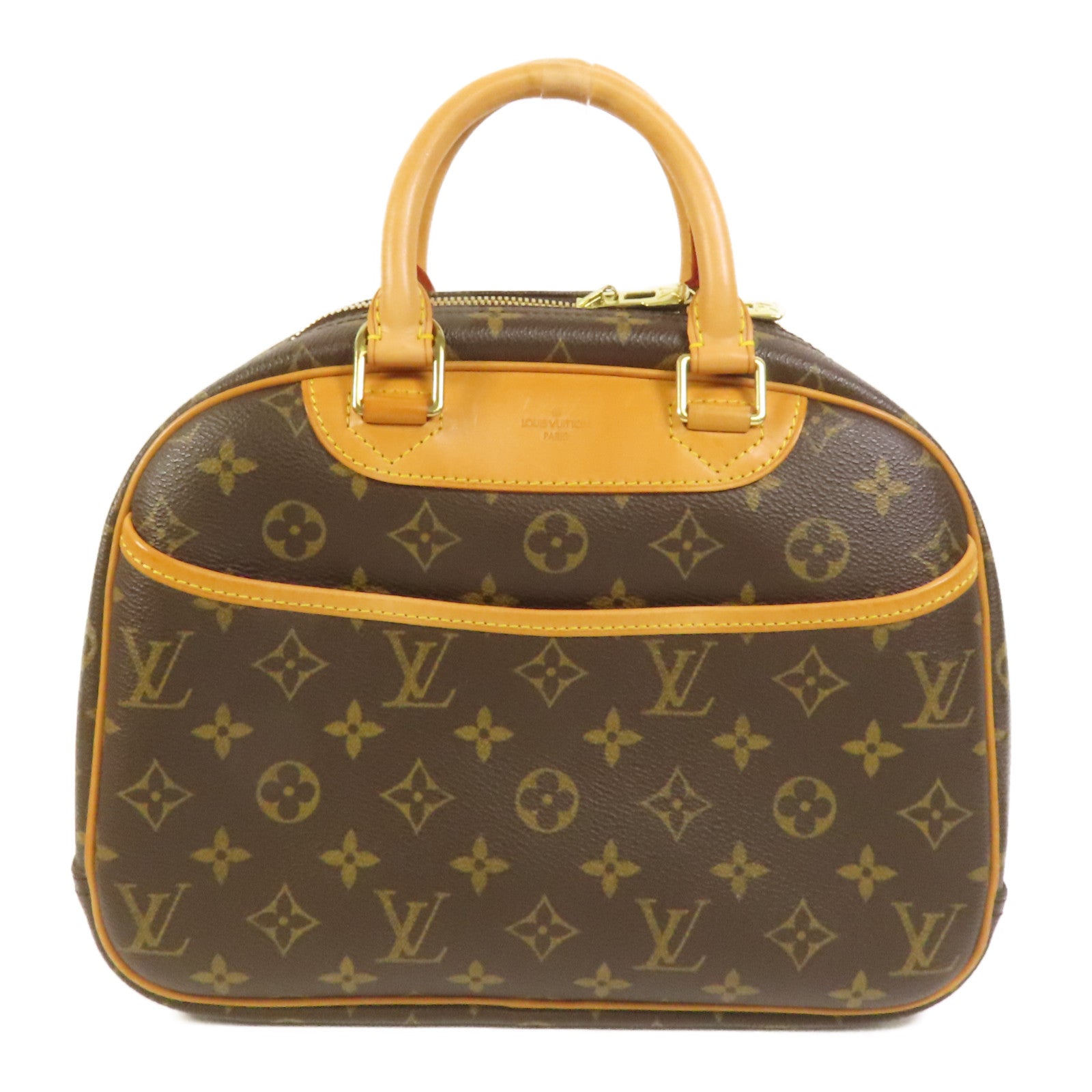 LOUIS VUITTON Monogram Trouville金扣手挽袋
