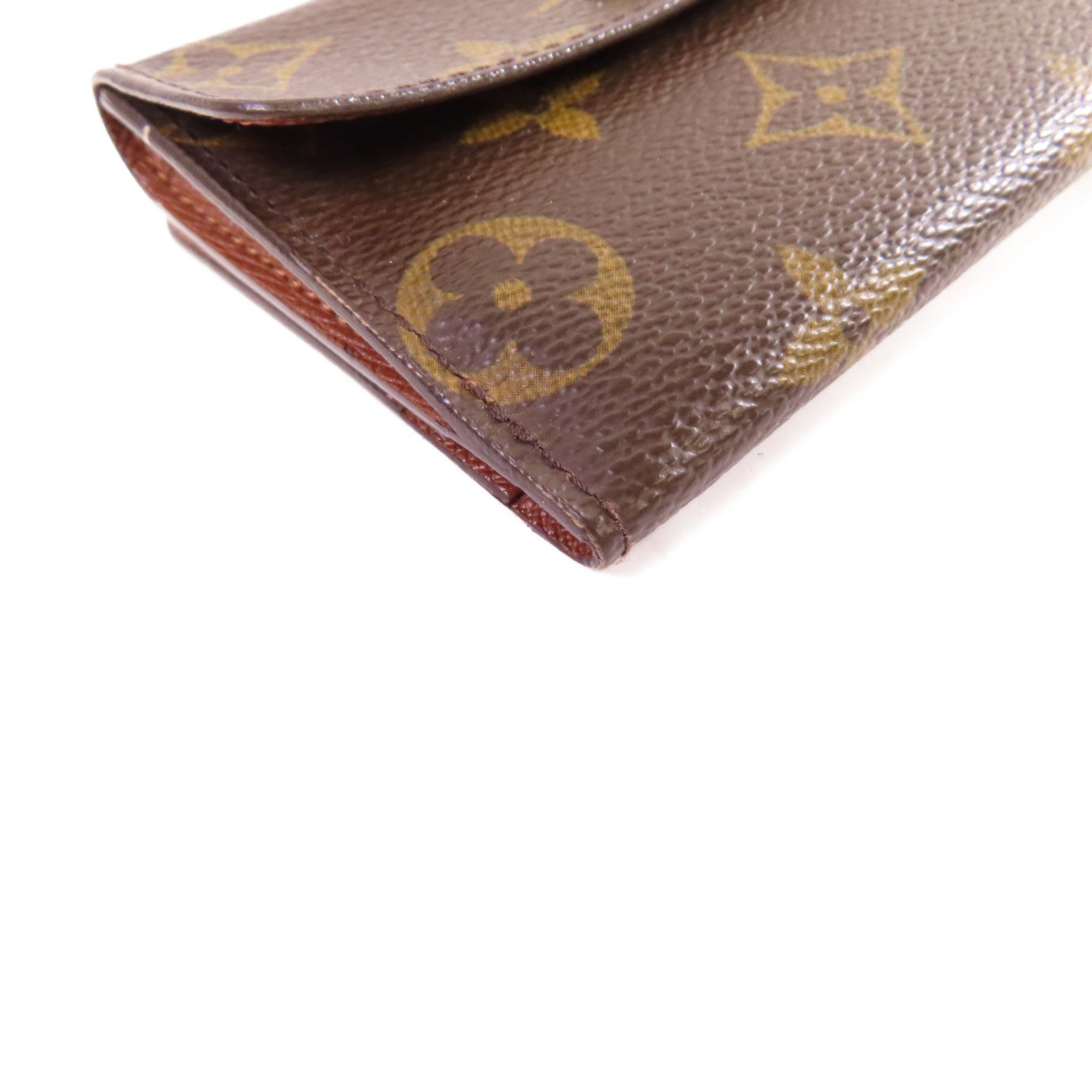 LOUIS VUITTON 【激減優惠】Monogram Card Case金扣零錢卡套啡色