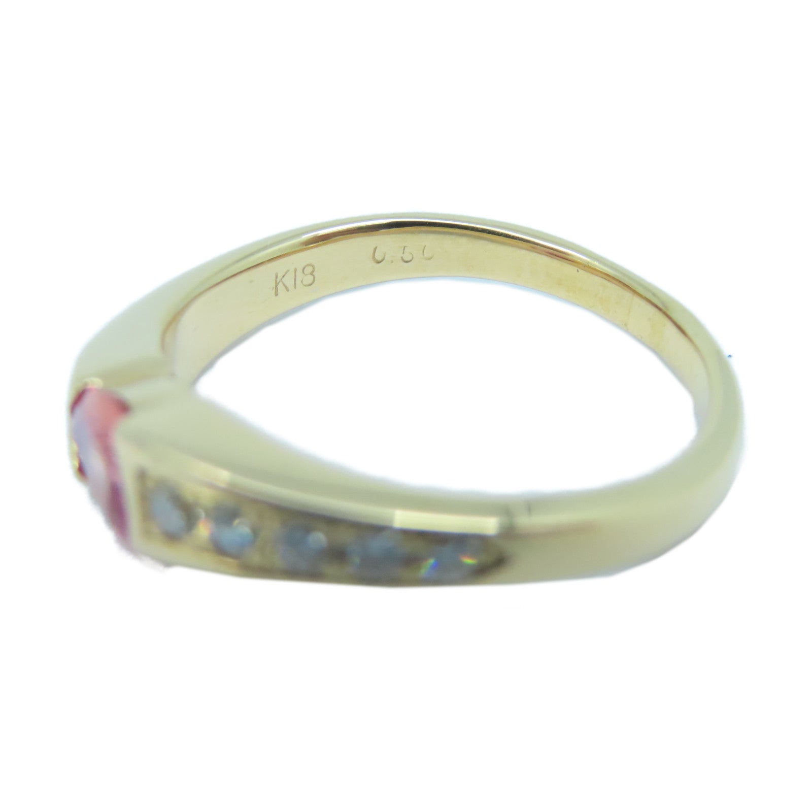 JEWELRY 【激減優惠】18K玫瑰金Ring鑽石戒指US#6.5