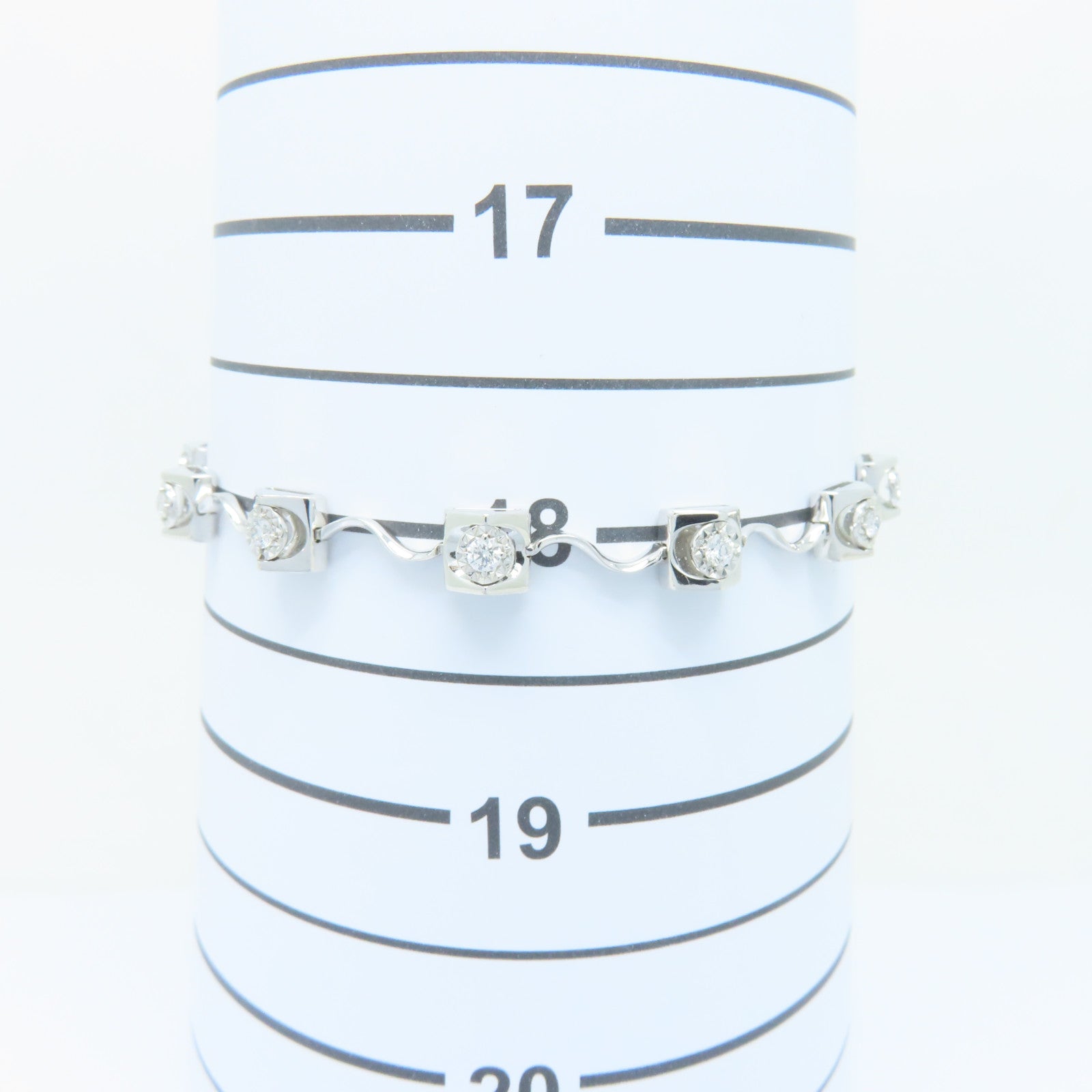 JEWELRY 18K白金Diamond Bracelet 0.40ct鑽石手鏈
