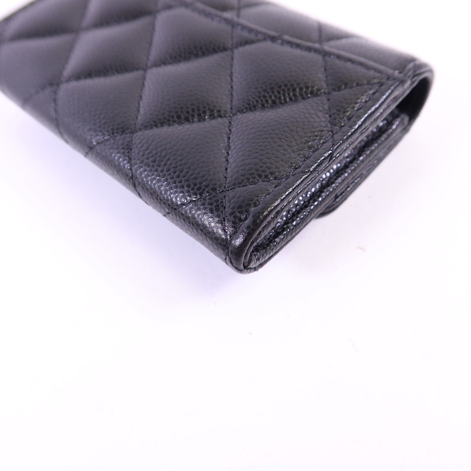CHANEL 牛皮皮革Card Case金扣卡片套