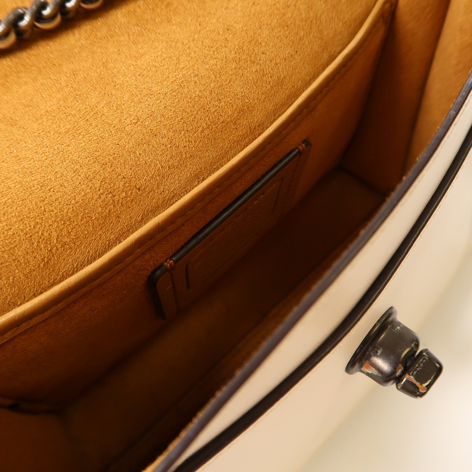 COACH 牛皮皮革Shoulder Bag肩背袋白色