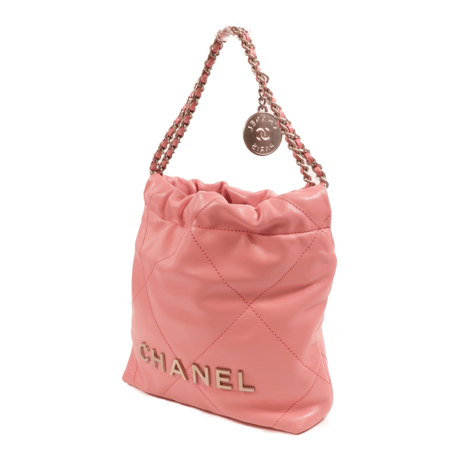 CHANEL 牛皮皮革Chanel 22 Mini手挽肩背兩用袋