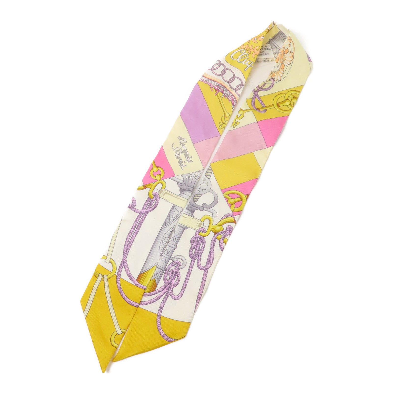 HERMES 絲質Twilly絲巾