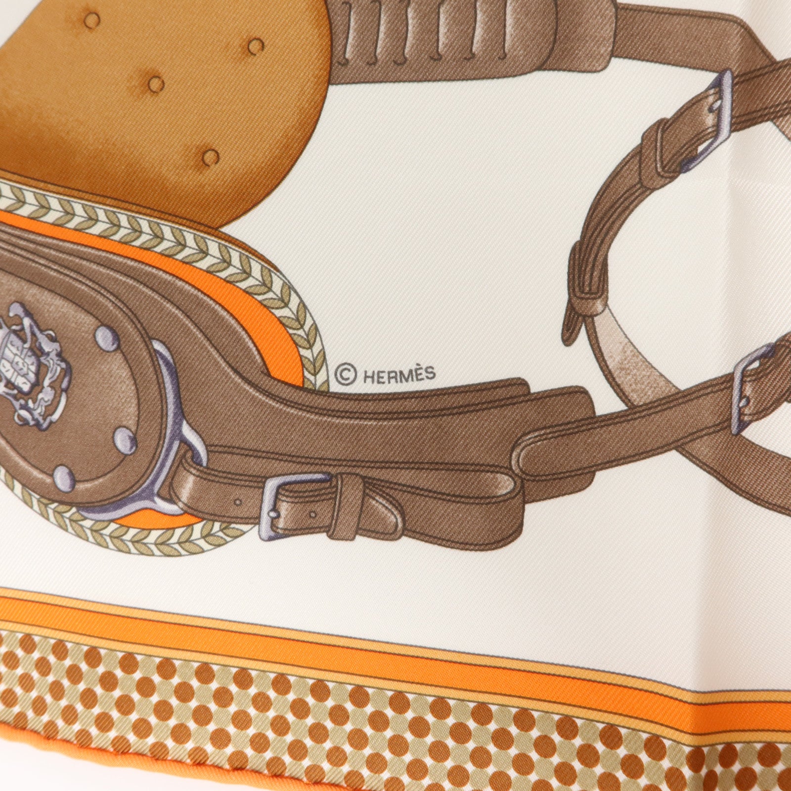 HERMES 絲質Scarf 42x42絲巾