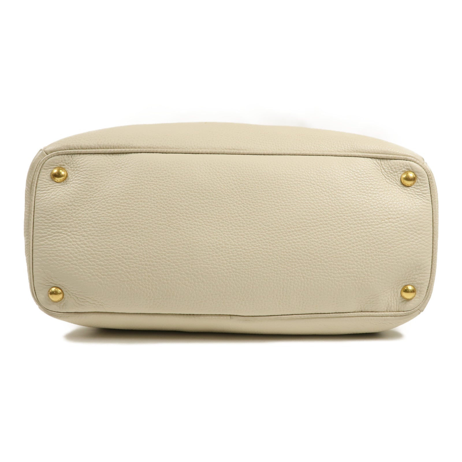 PRADA 牛皮皮革Shoulder Bag金扣手挽肩背兩用袋