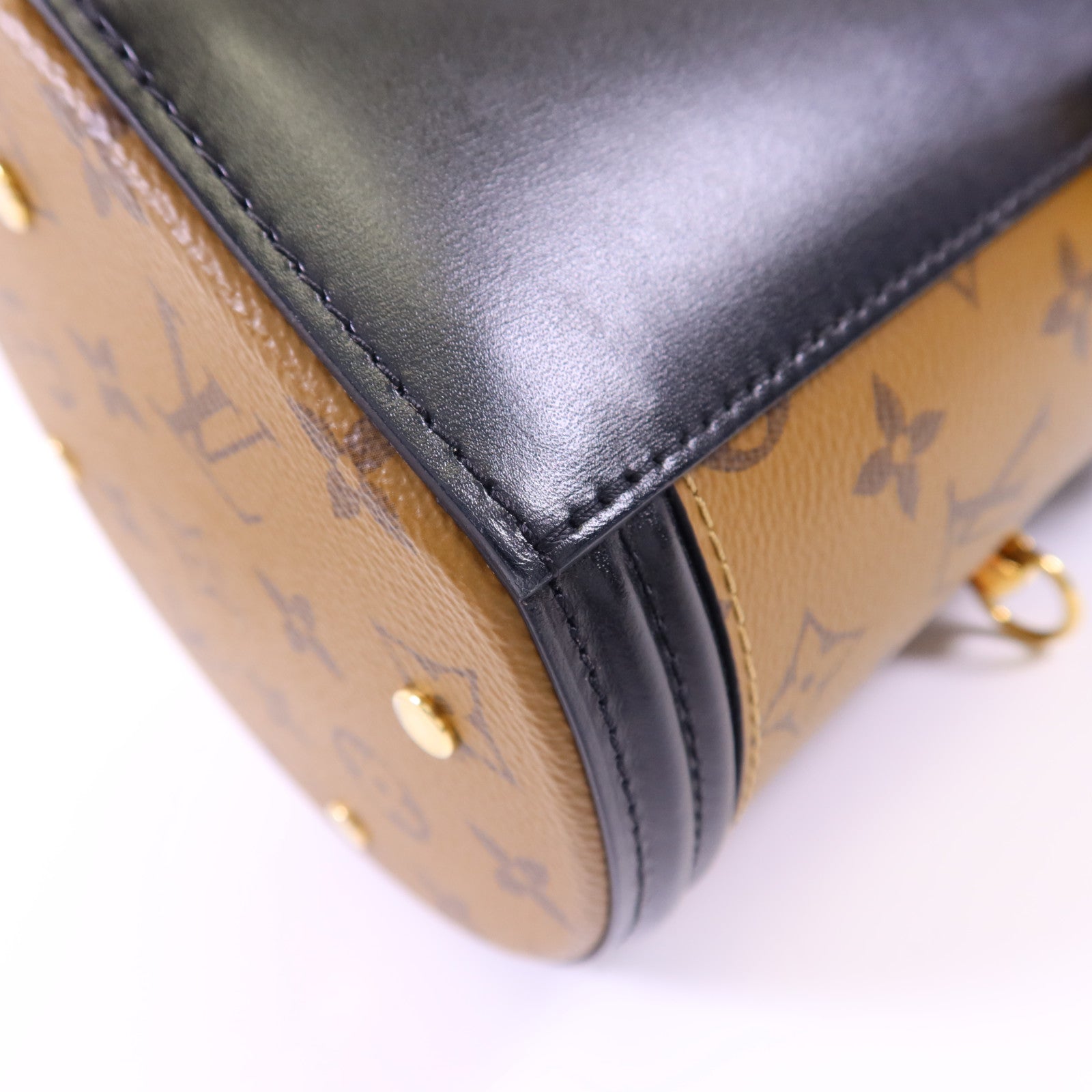LOUIS VUITTON 【激減優惠】Monogram Reverse Cannes金扣手挽肩背兩用袋
