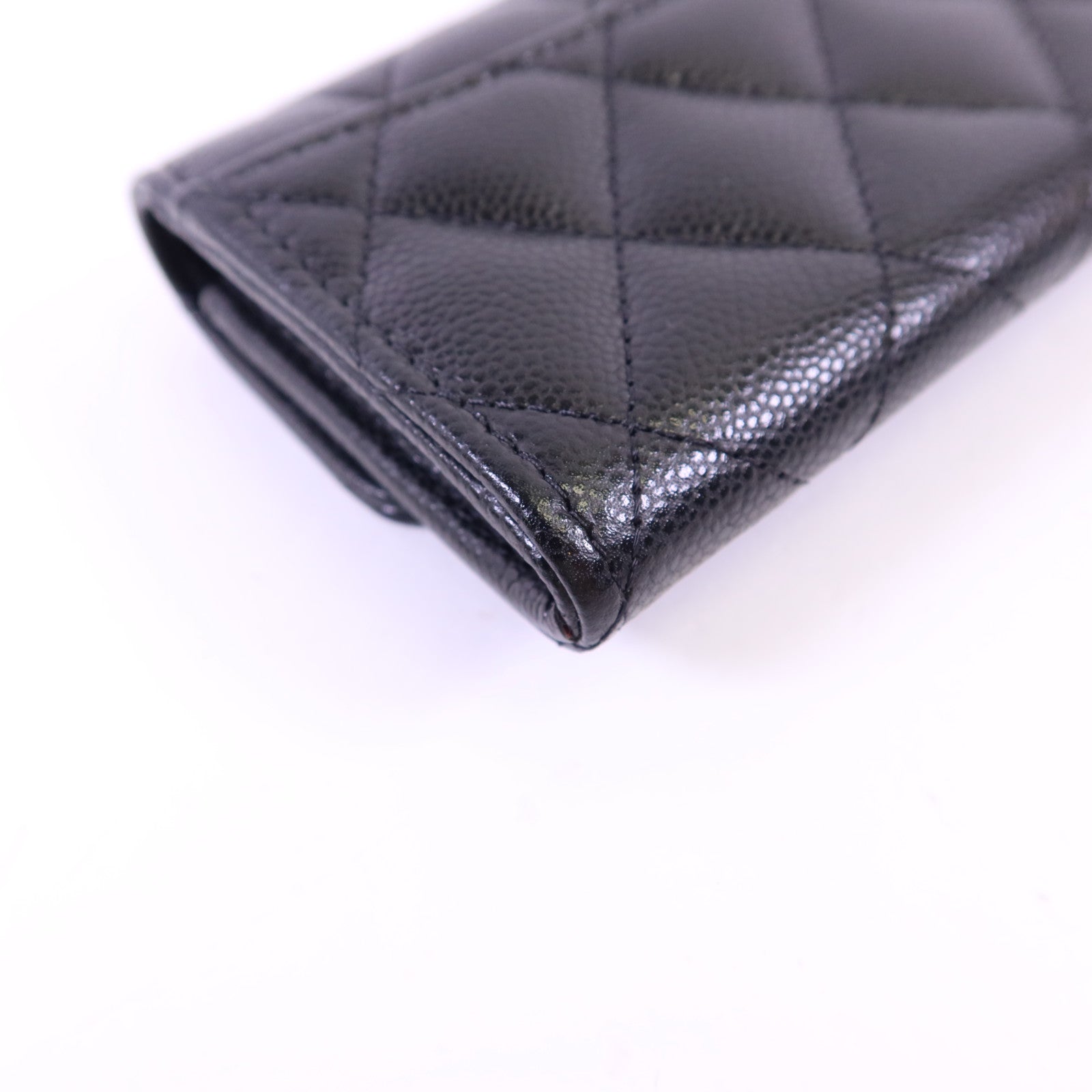 CHANEL 牛皮皮革Card Case金扣卡片套