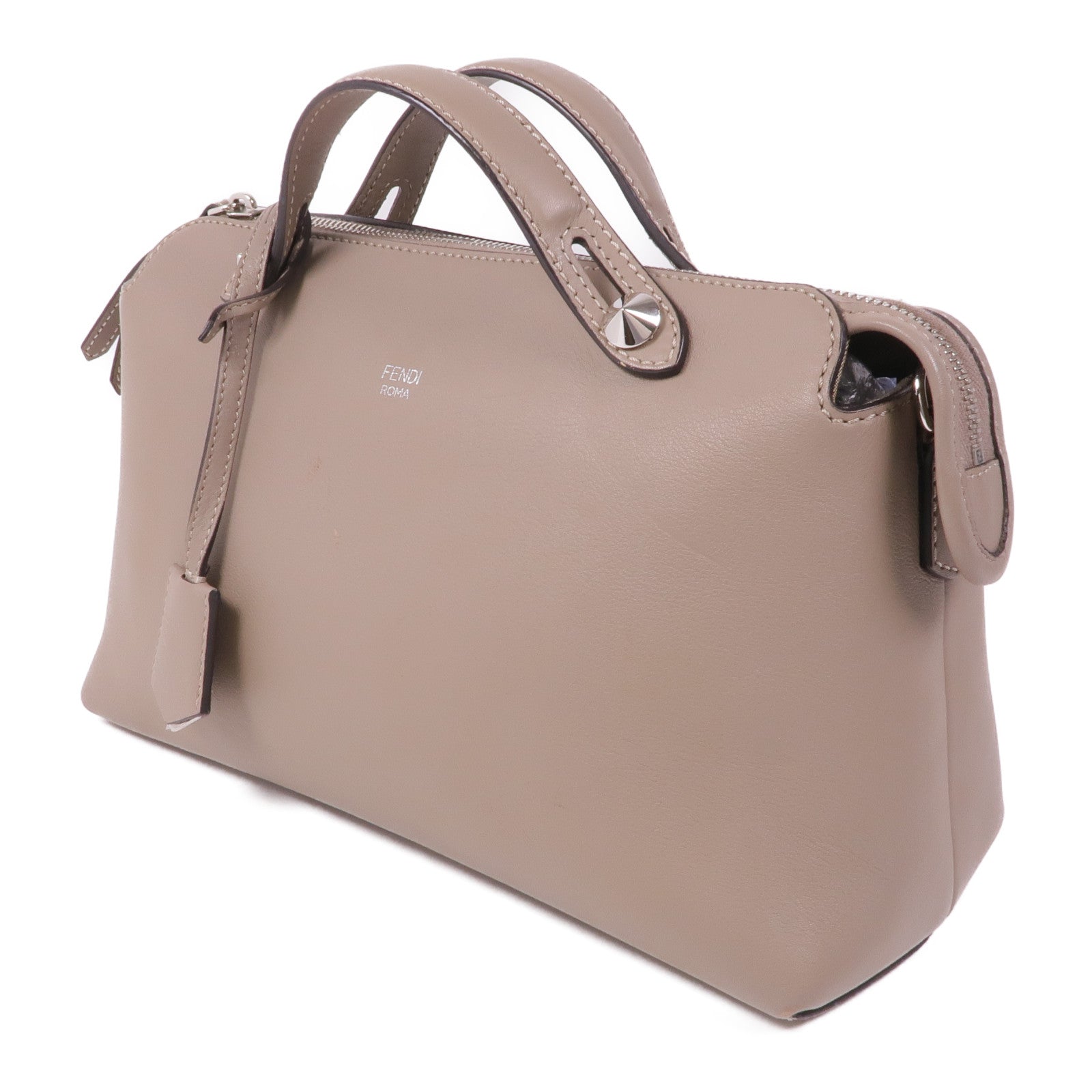 FENDI 牛皮皮革By The Way銀扣手挽肩背兩用袋
