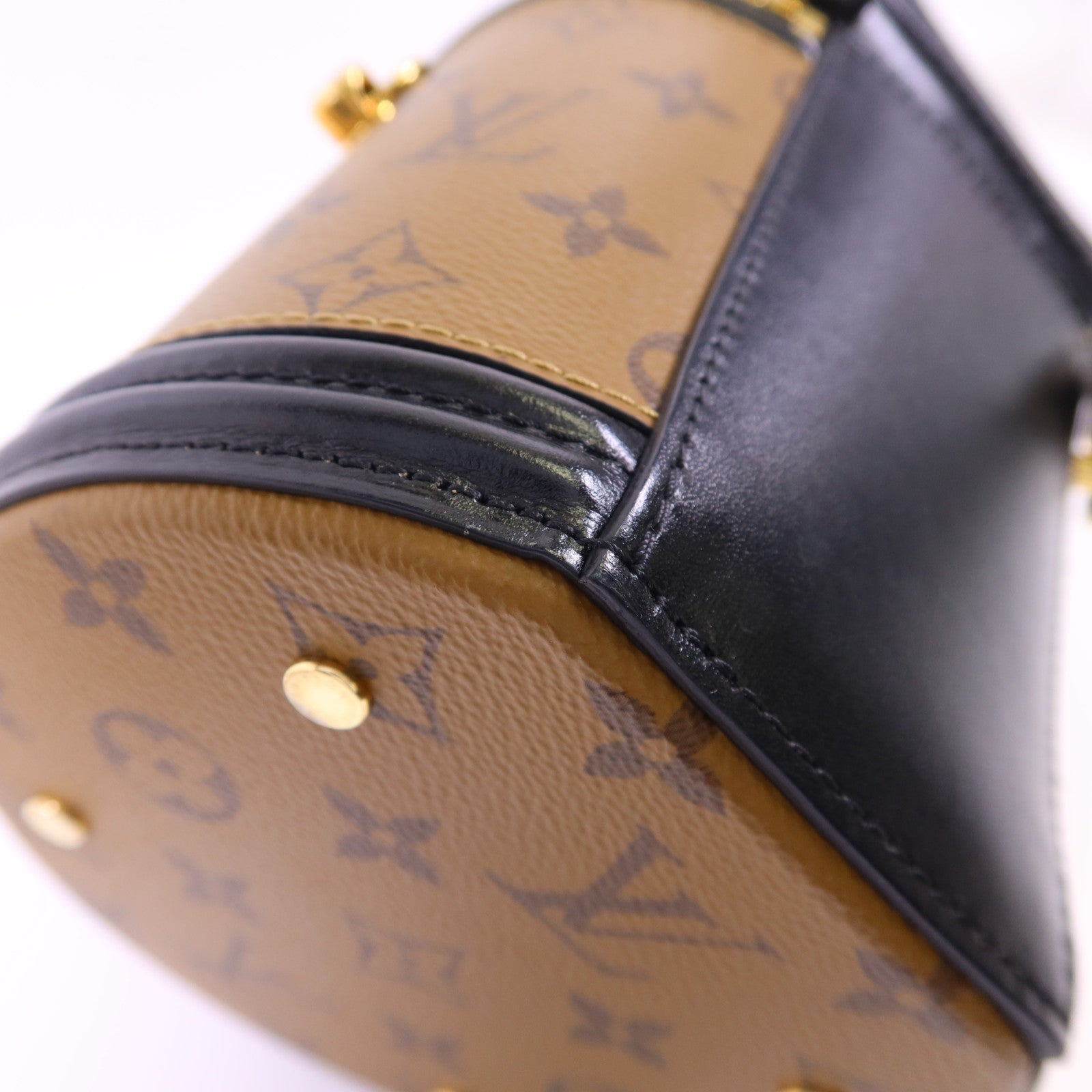 LOUIS VUITTON 【激減優惠】Monogram Reverse Cannes金扣手挽肩背兩用袋