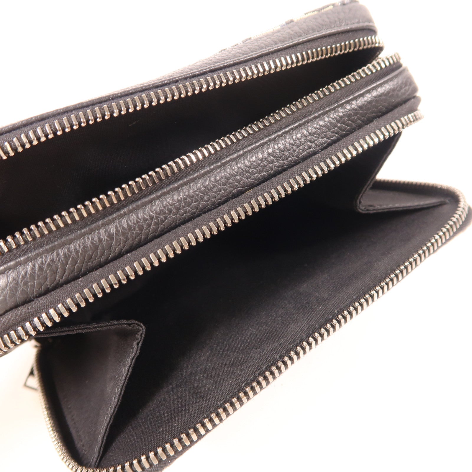 Dior 帆布Zipped Pouch with Strap銀扣肩背袋米色/黑色