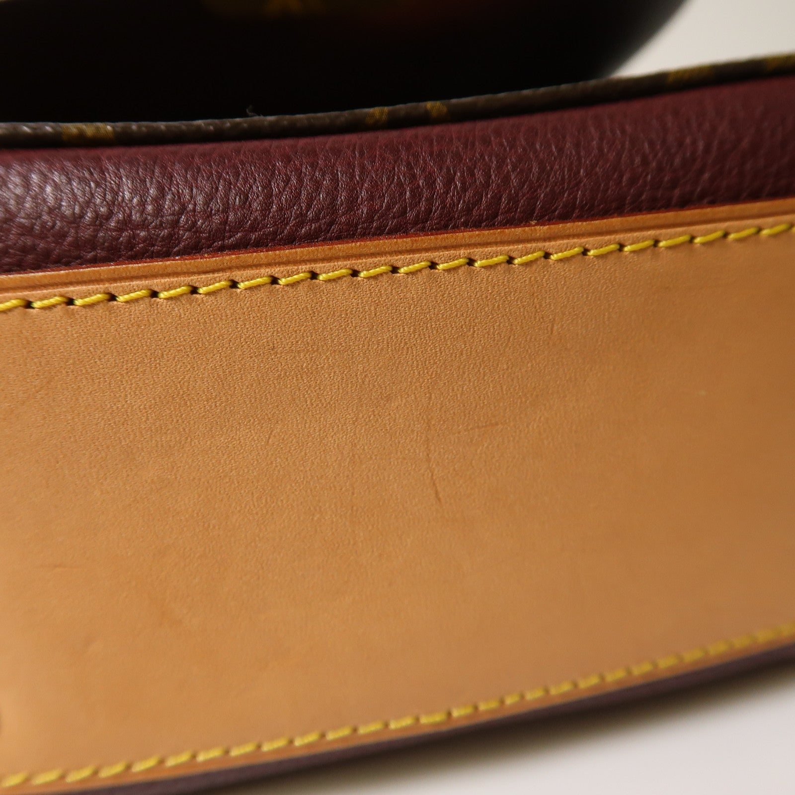 LOUIS VUITTON 【激減優惠】Monogram Eden MM金扣手挽肩背兩用袋啡色/酒紅色