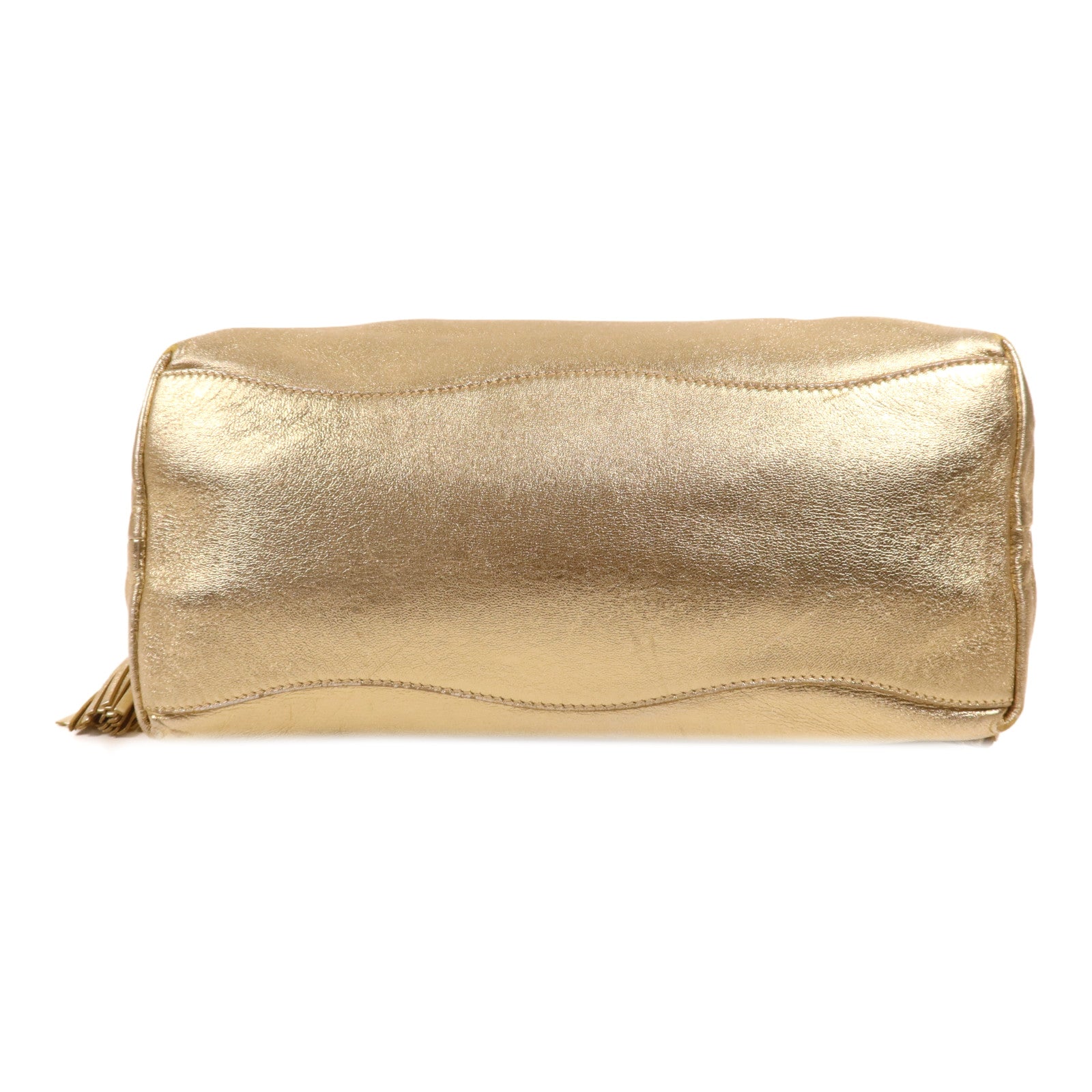 PRADA 羊皮皮革Handbag銀扣手挽肩背兩用袋