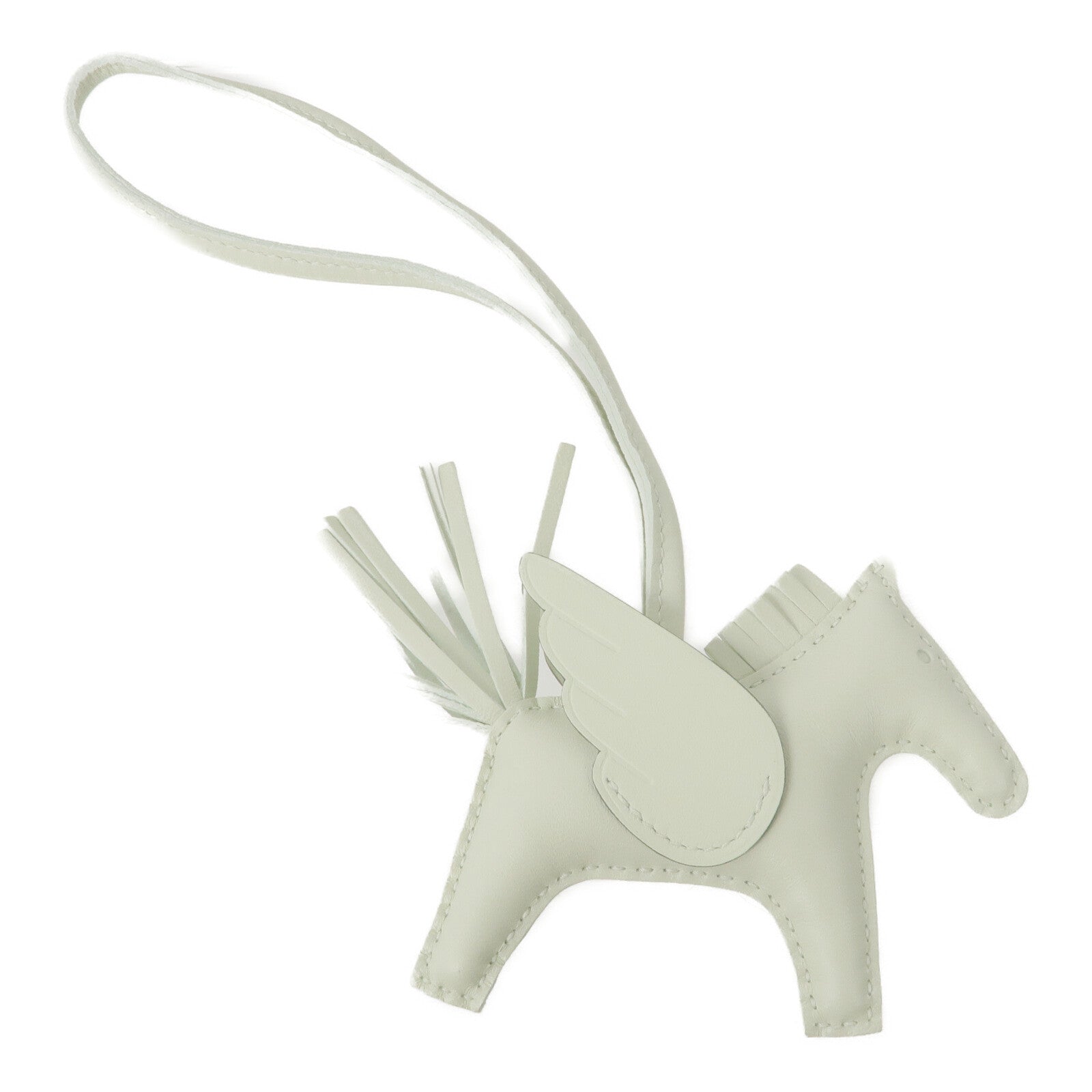 HERMES Milo/Swift皮革Rodeo Pegase PM掛飾