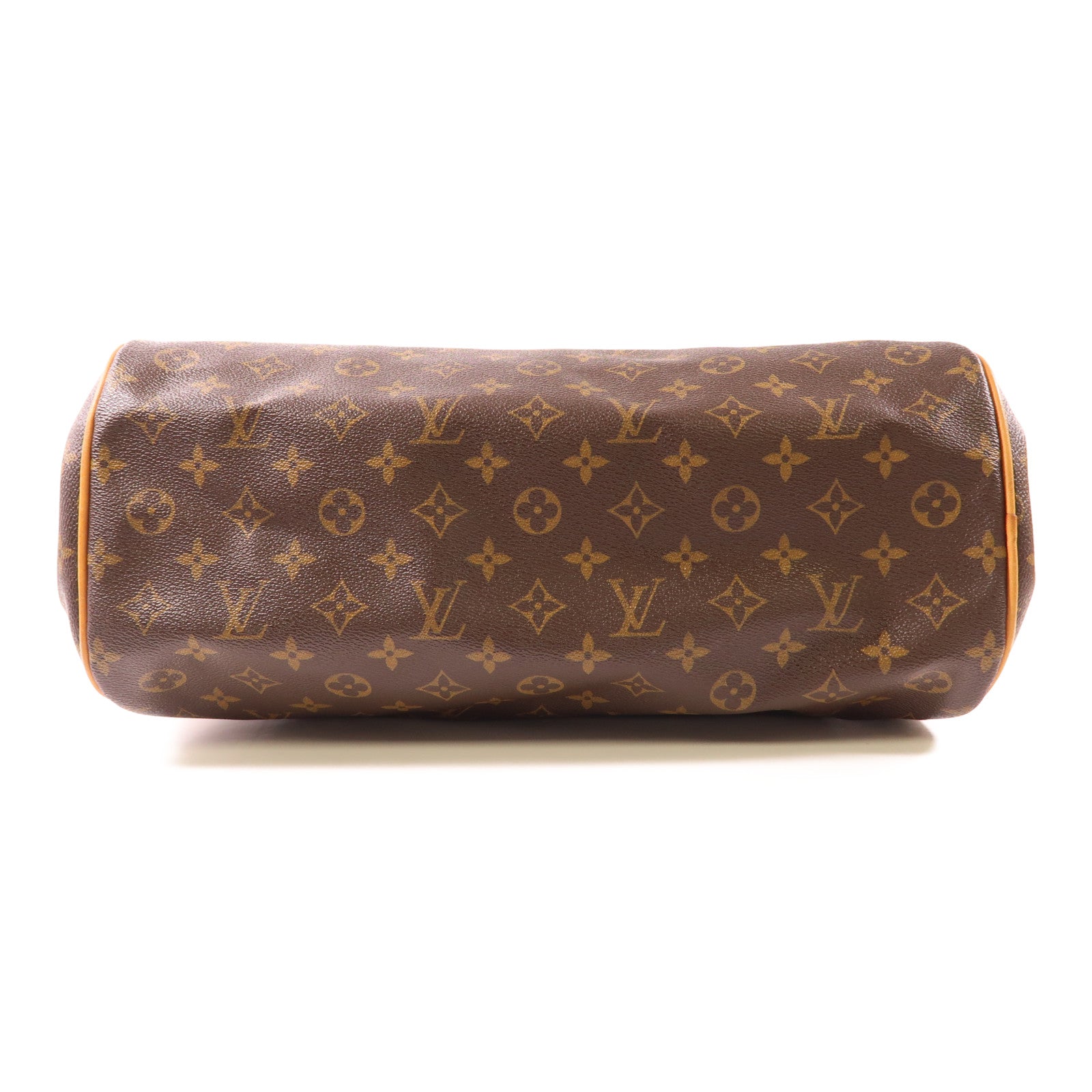 LOUIS VUITTON Monogram Montorgueil GM金扣肩背袋棕色
