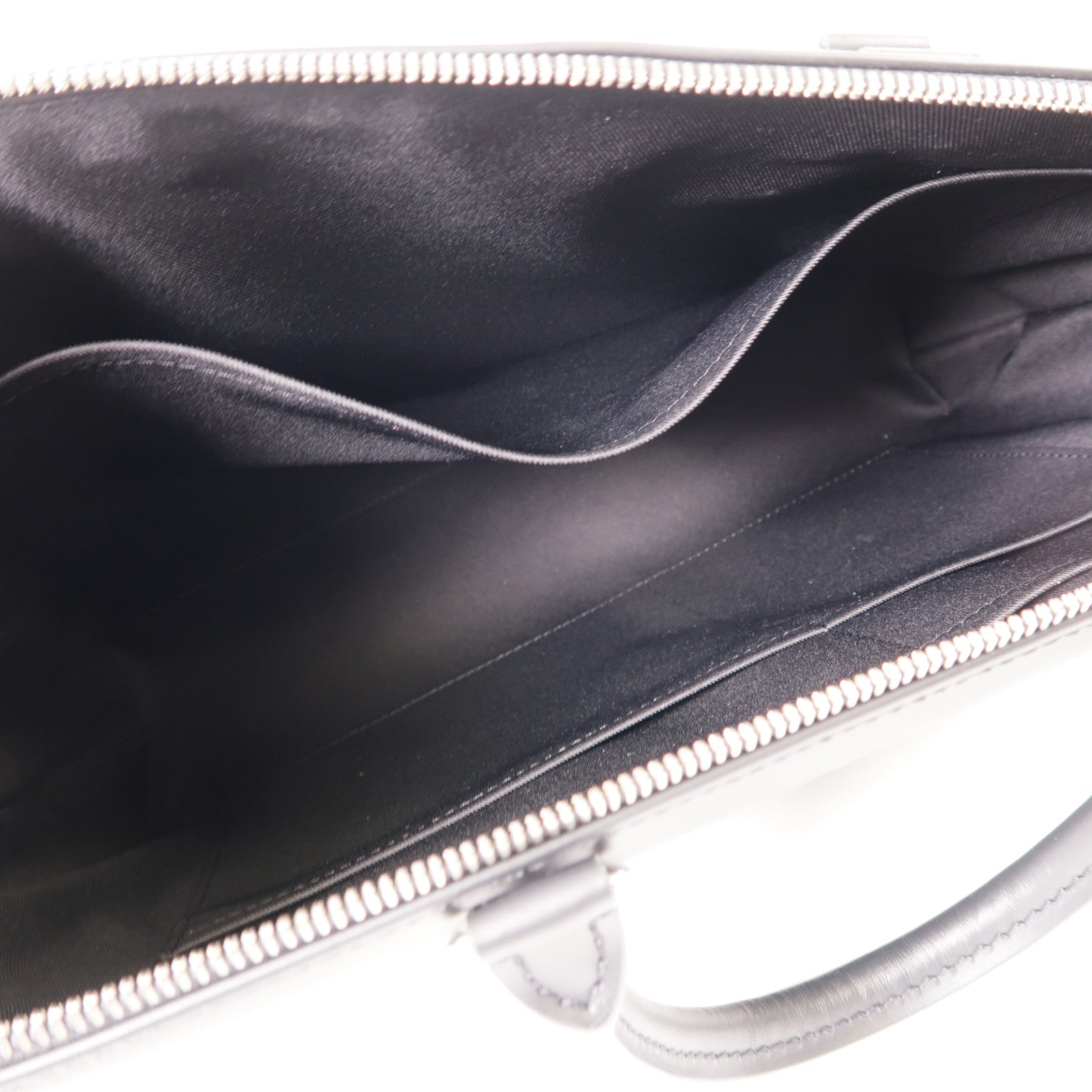 LOUIS VUITTON Damier Graphite Porte-Documents Jour銀扣手挽肩背兩用袋