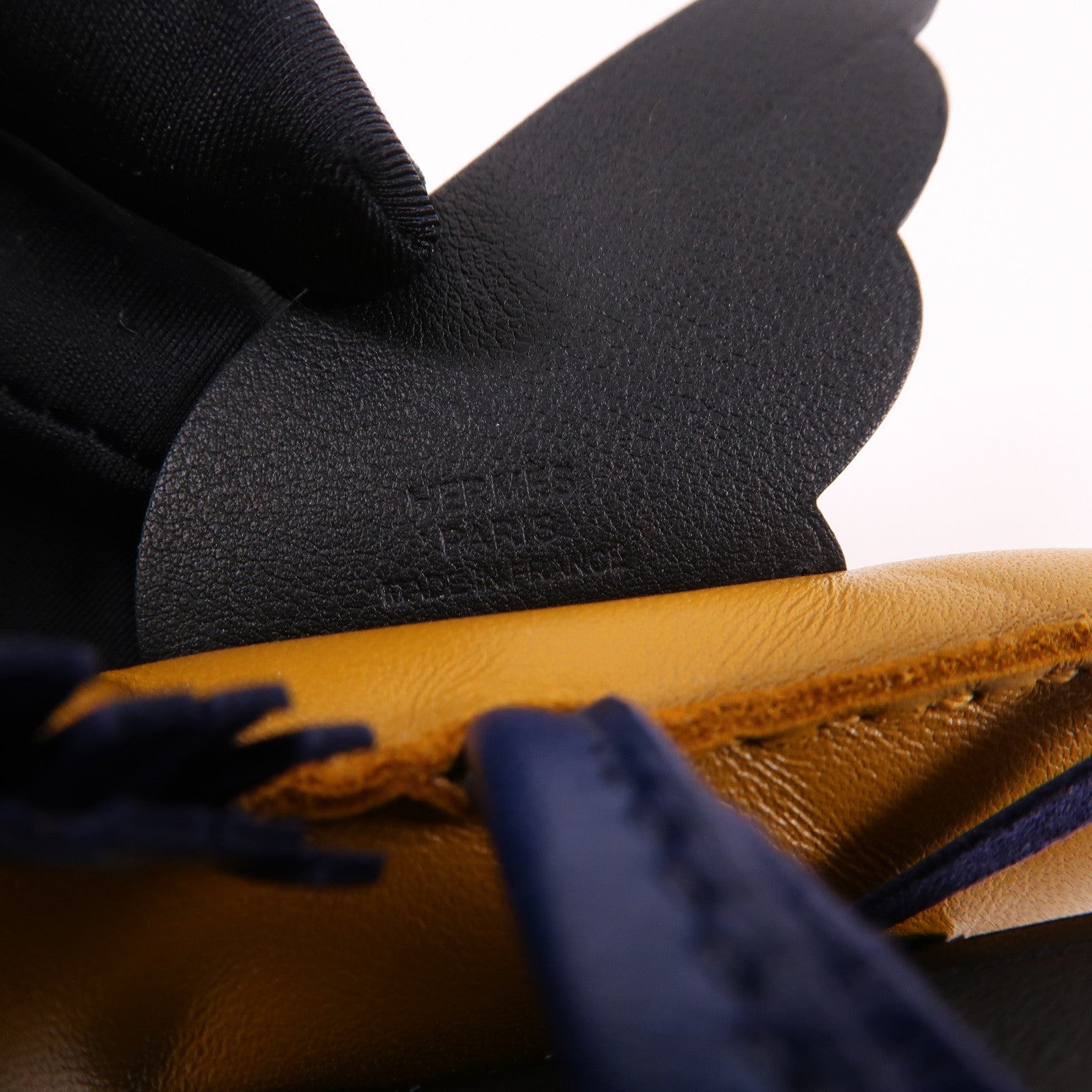 HERMES Milo皮革/Swift皮革Rodeo Pegase掛飾2S Sesam/89 Noire