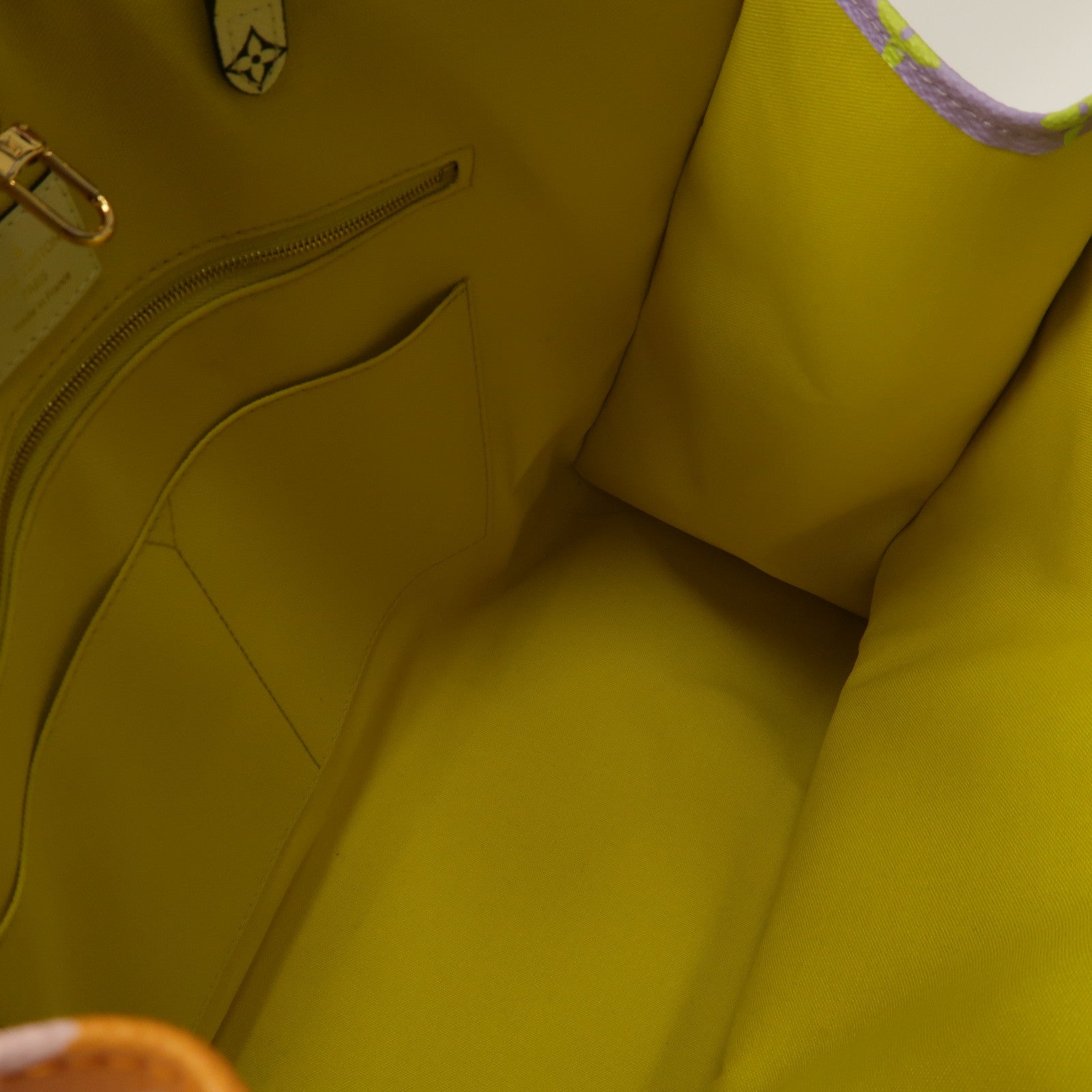 LOUIS VUITTON Monogram Giant On The Go GM金扣手挽肩背兩用袋彩色