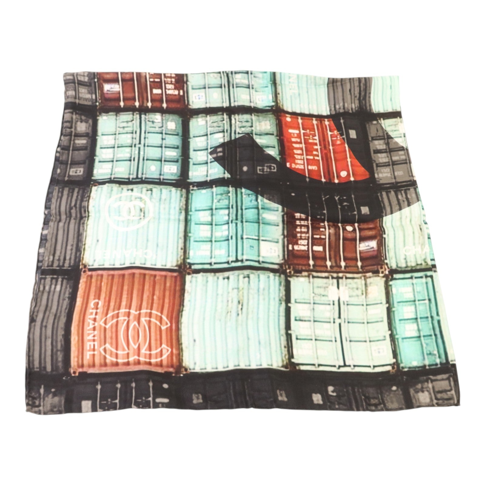 CHANEL 絲質Scarf 86x86絲巾