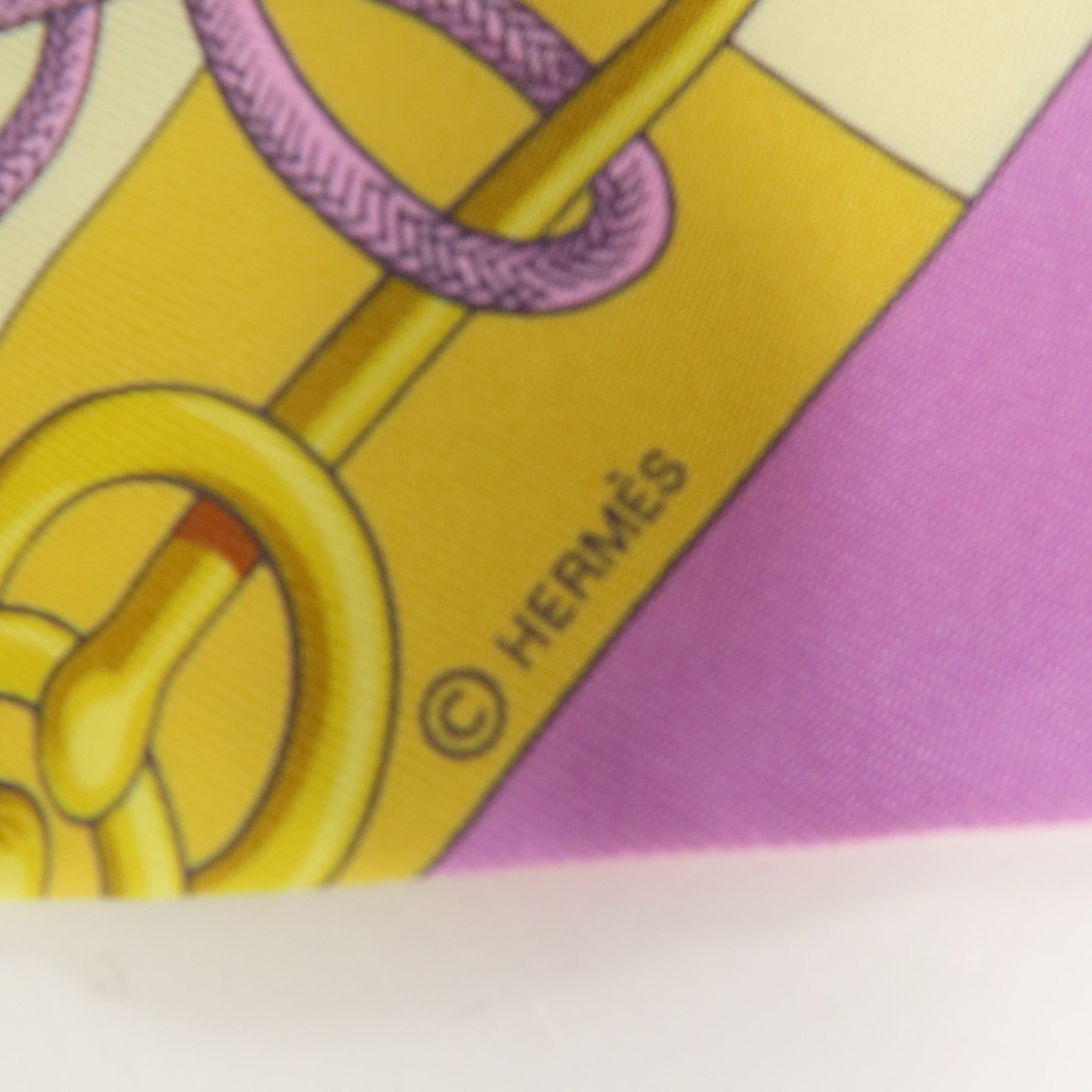 HERMES 絲質Twilly絲巾