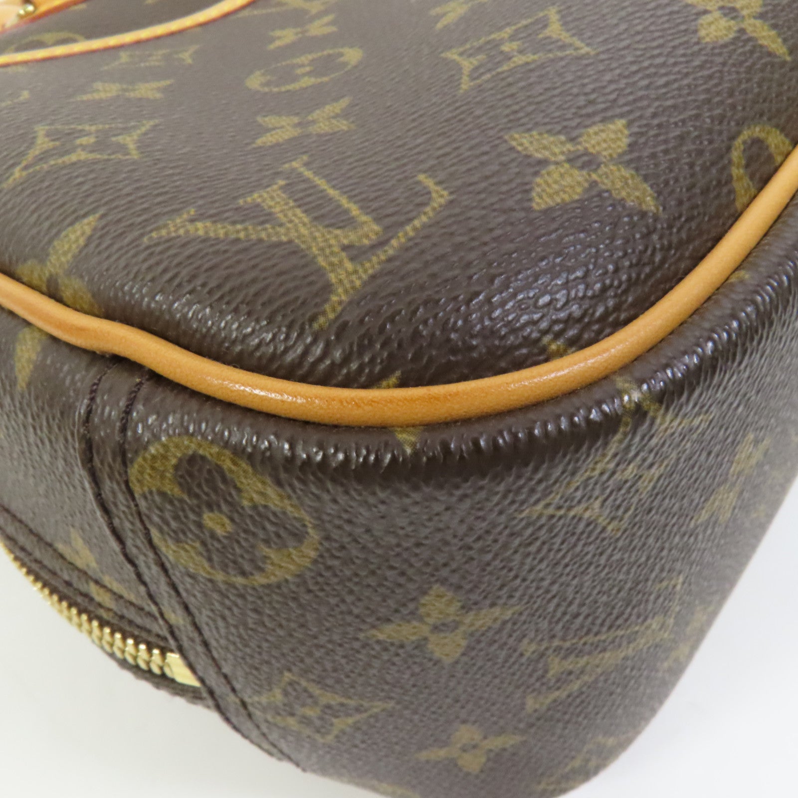 LOUIS VUITTON Monogram Trouville金扣手挽袋