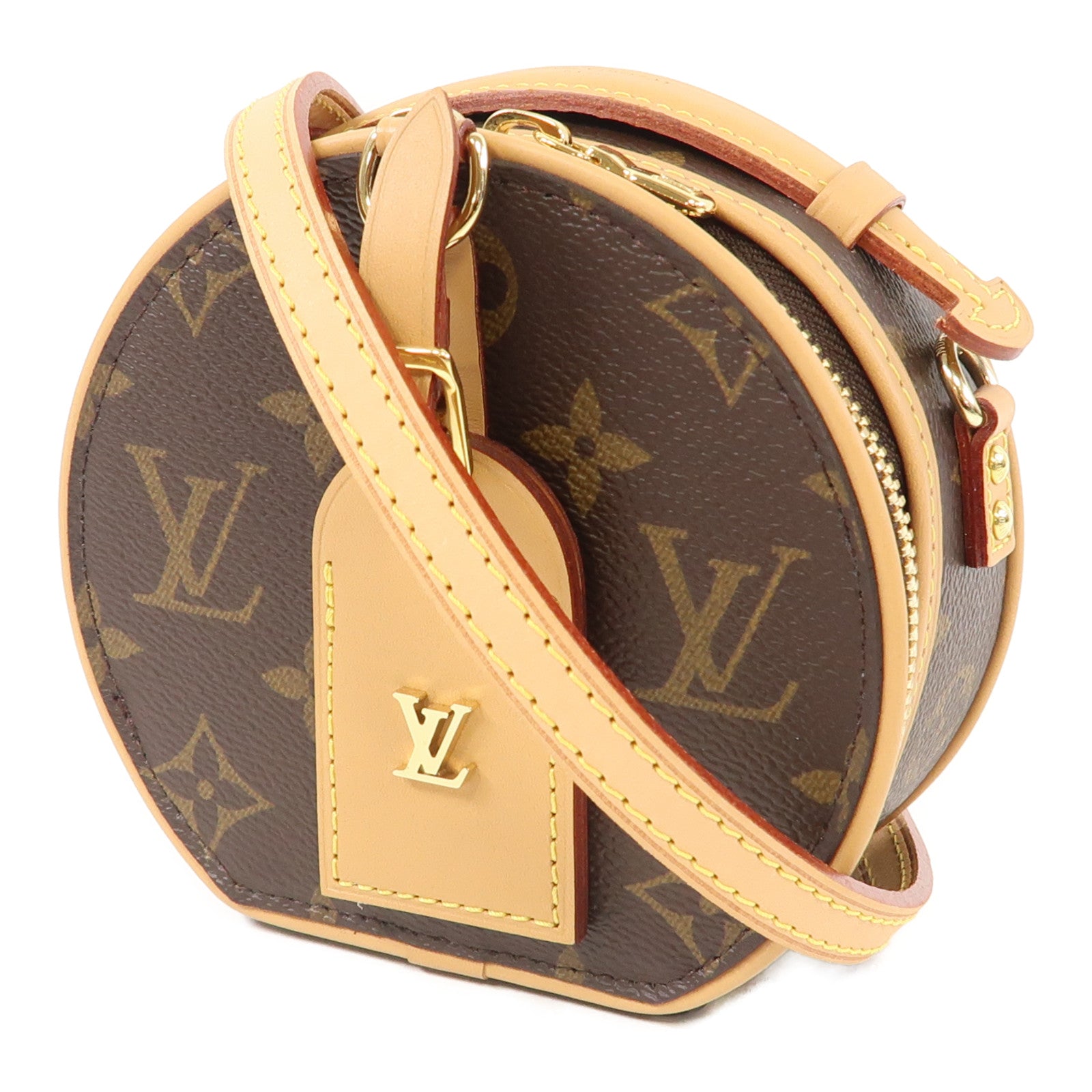 LOUIS VUITTON 【激減優惠】Monogram Mini Boite Chapeau金扣肩背袋啡色