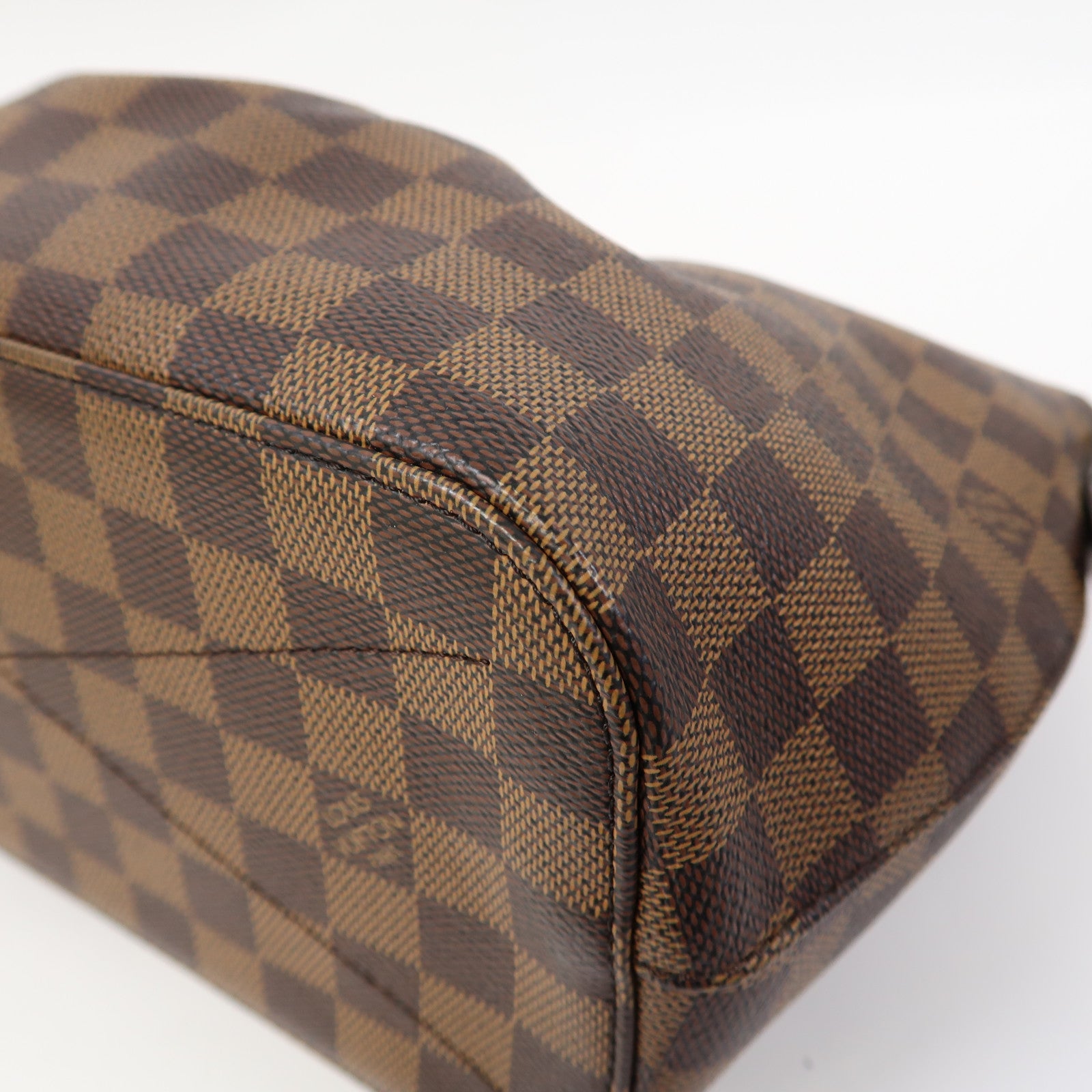 LOUIS VUITTON Damier Siena PM金扣手挽肩背兩用袋啡色