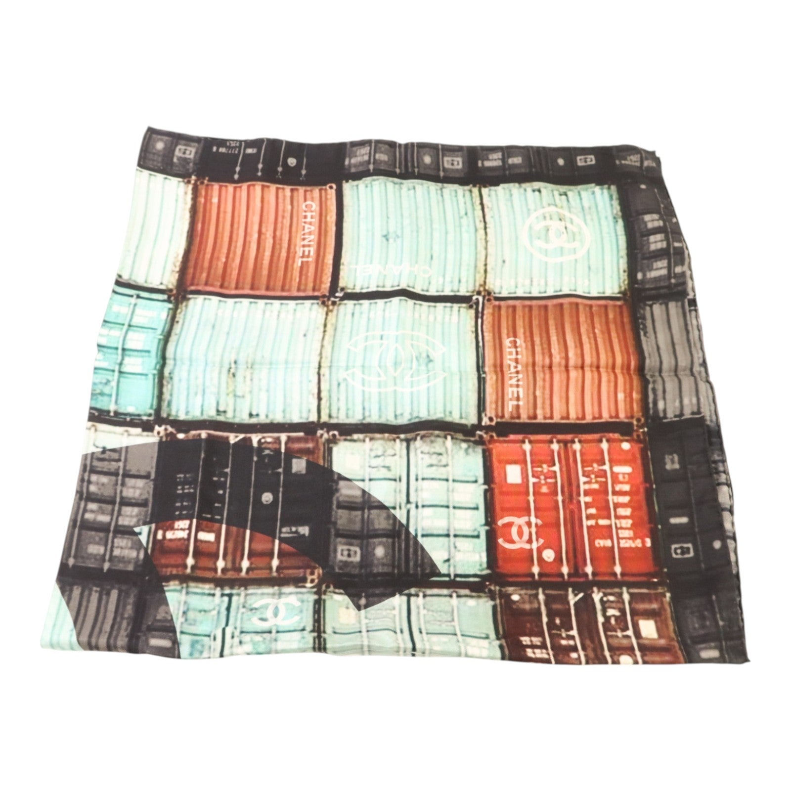 CHANEL 絲質Scarf 86x86絲巾