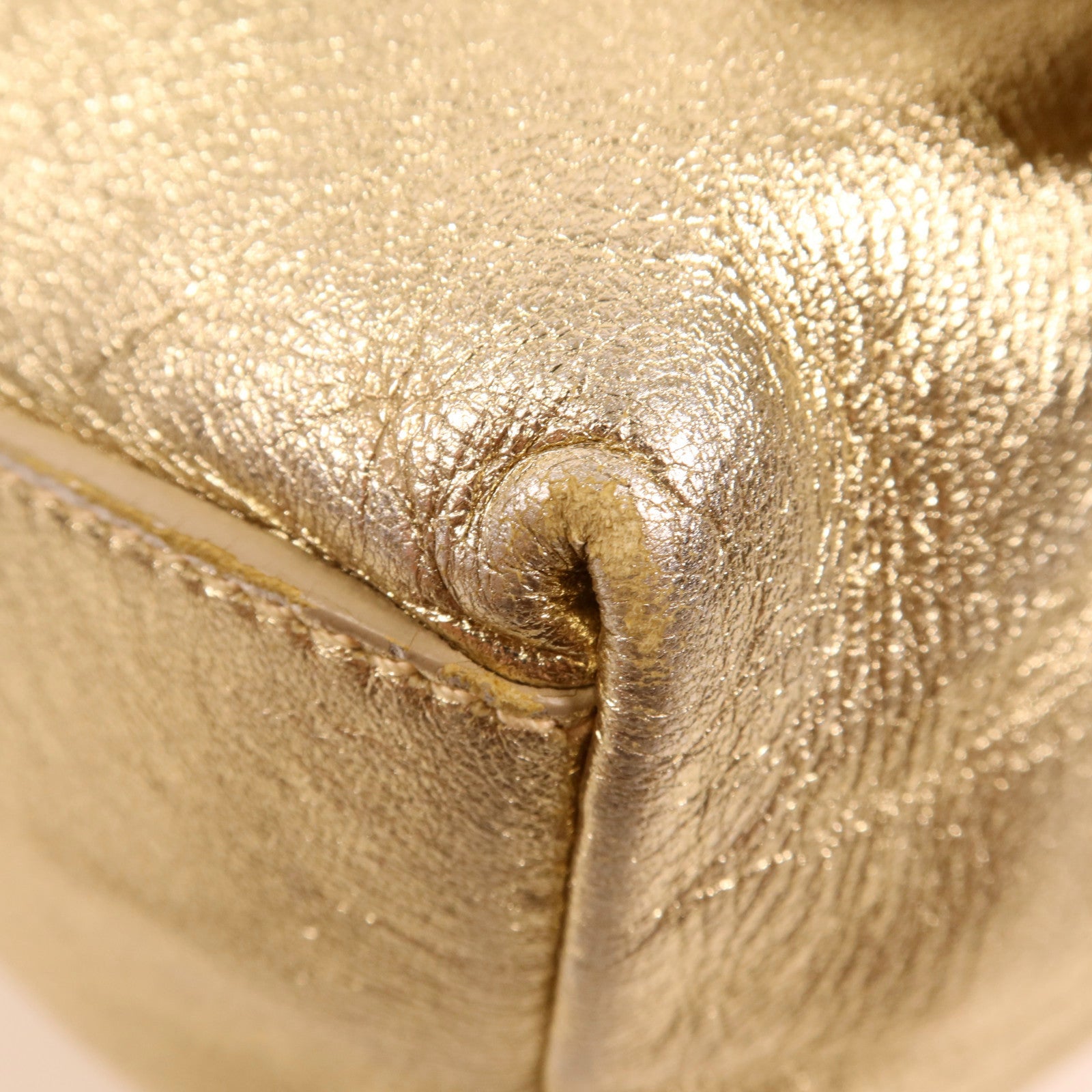 PRADA 羊皮皮革Handbag銀扣手挽肩背兩用袋