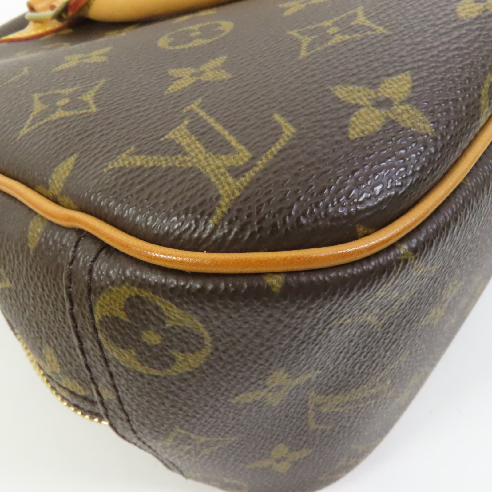 LOUIS VUITTON Monogram Trouville金扣手挽袋