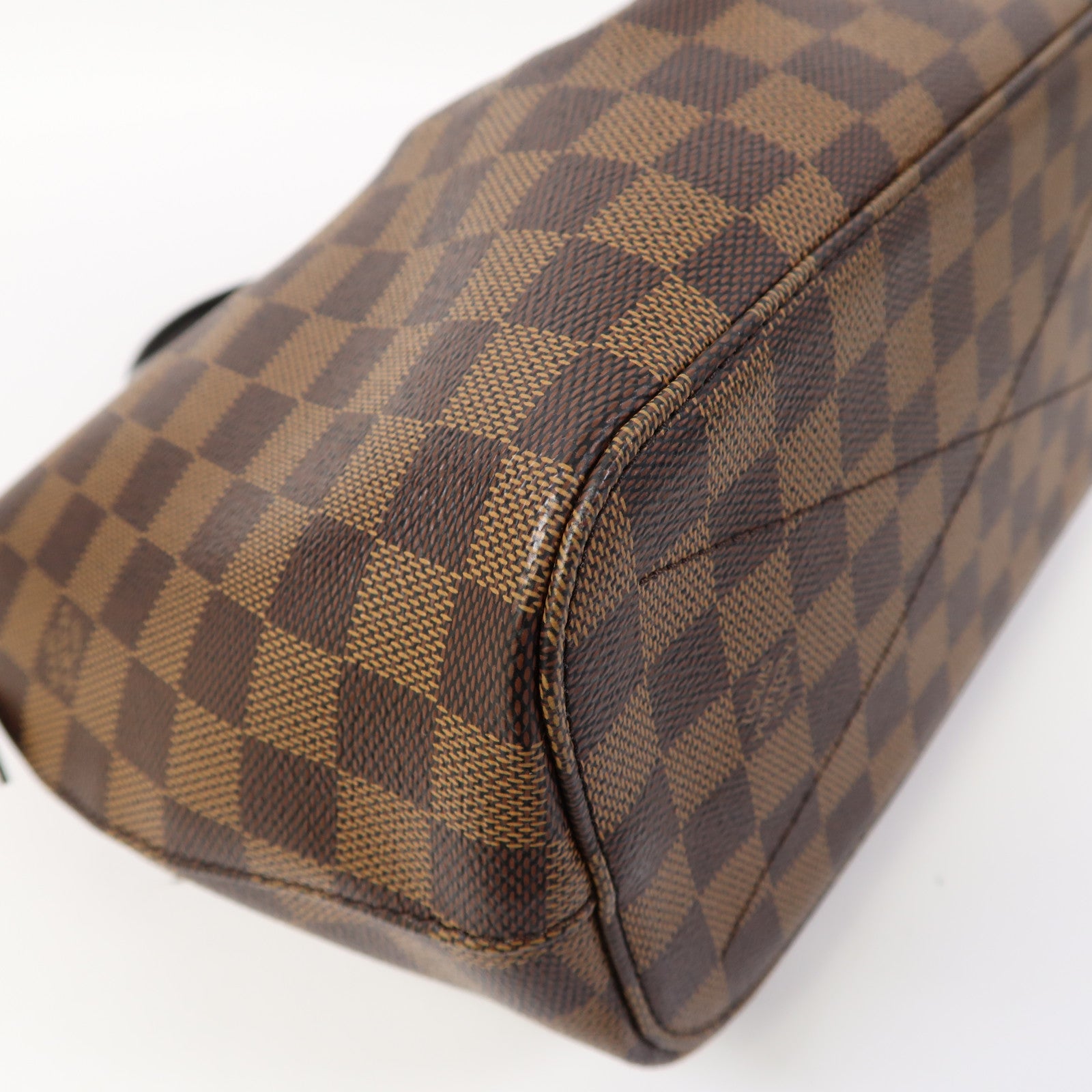 LOUIS VUITTON Damier Siena PM金扣手挽肩背兩用袋啡色