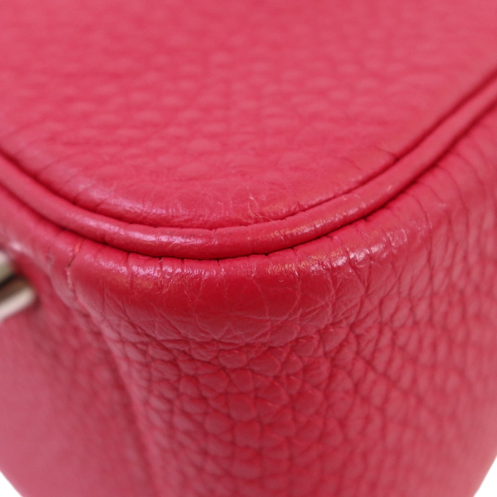 HERMES Togo皮革Mini Lindy銀扣肩背袋